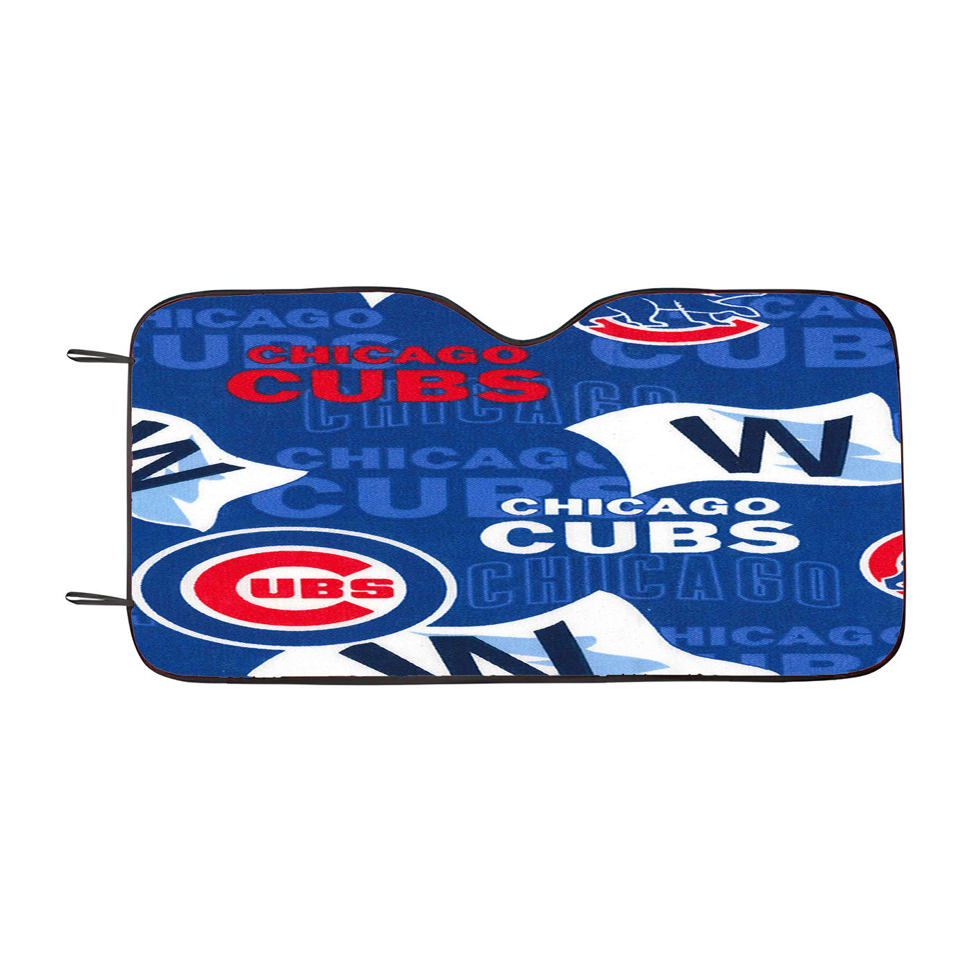 Chicago Cubs Mlb Pattern Fabric Car Auto Sun Shade Windshield Cover