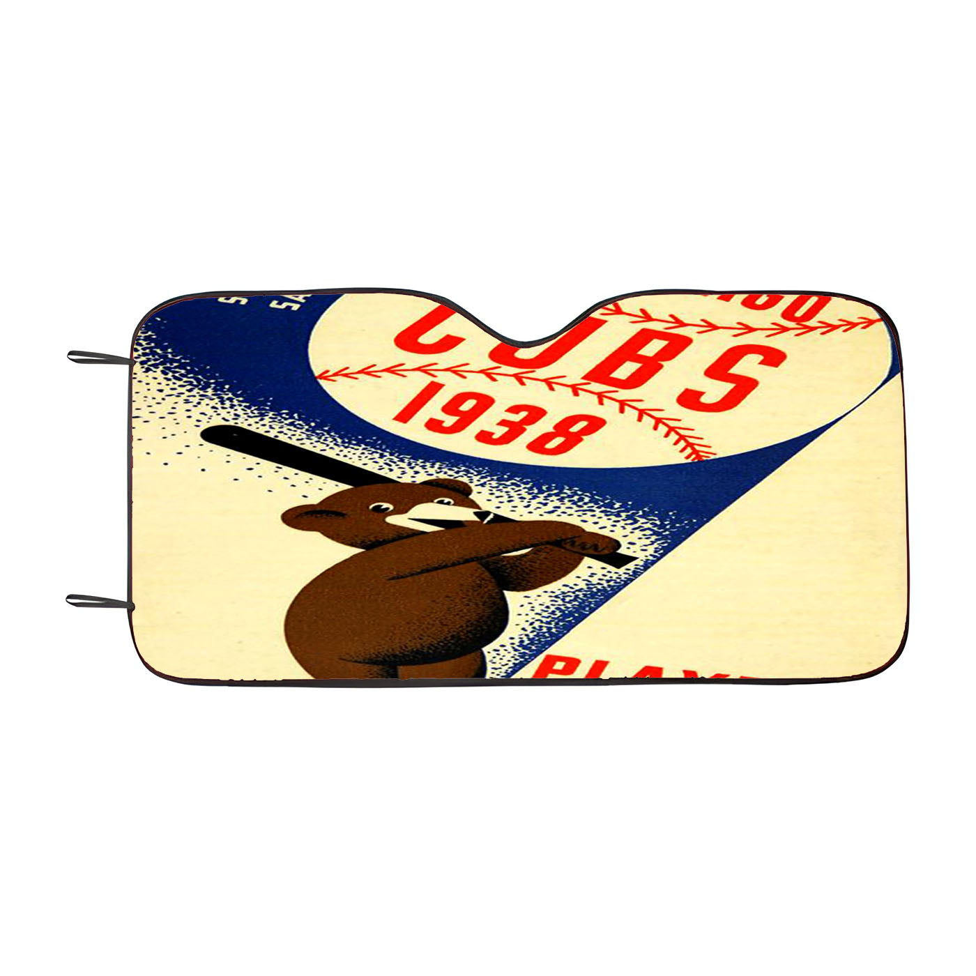 Chicago Cubs Poster 1938 Car Auto Sun Shade Windshield Cover