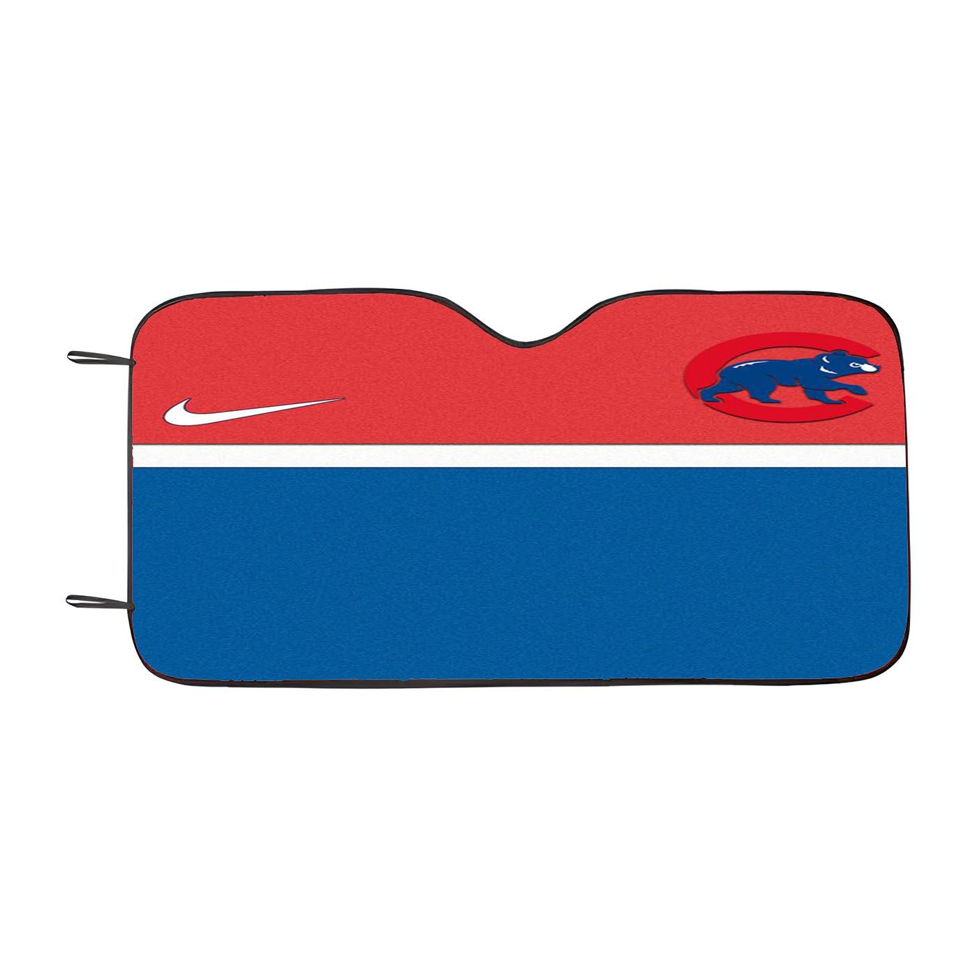 Chicago Cubs Red And Blue Car Auto Sun Shade Windshield Cover
