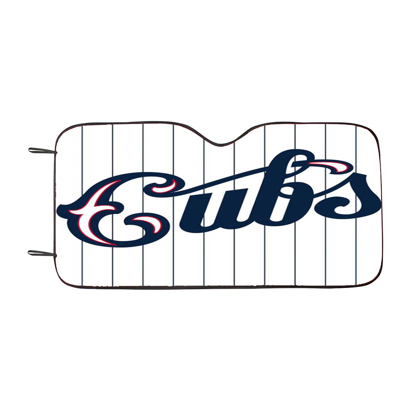Chicago Cubs Street Stripe Car Auto Sun Shade Windshield Cover