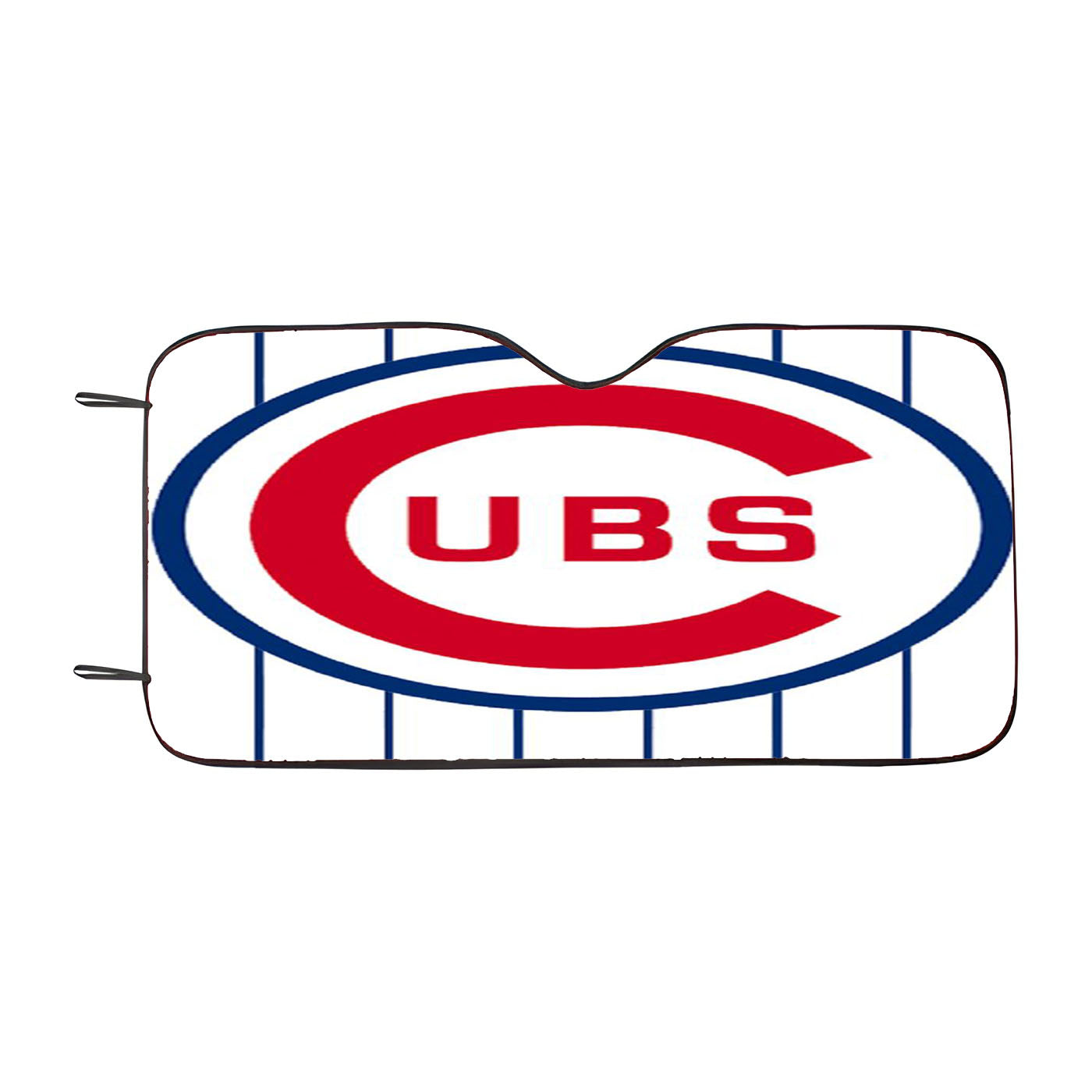 Chicago Cubs Stripe Car Auto Sun Shade Windshield Cover