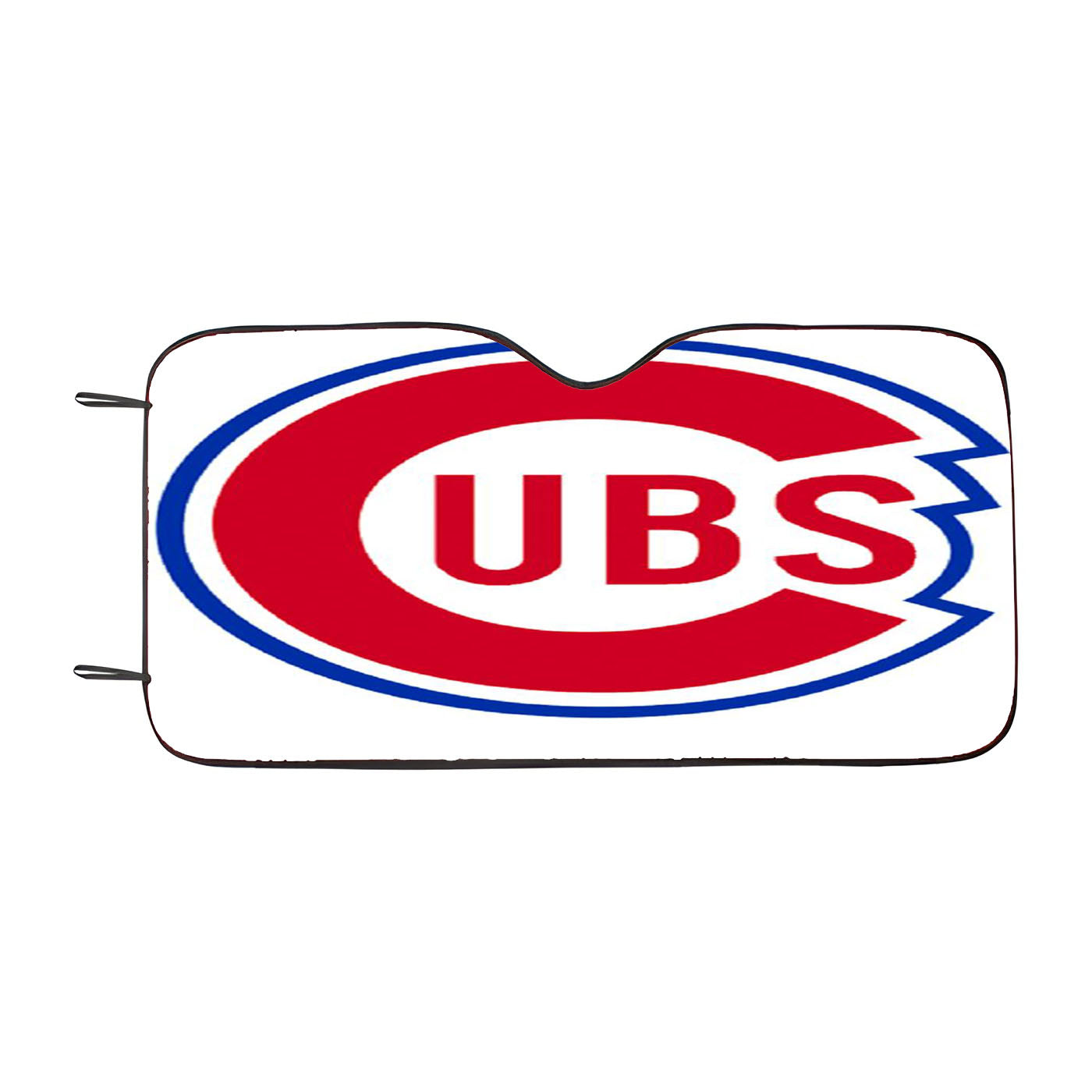 Chicago Cubs White Background Car Auto Sun Shade Windshield Cover