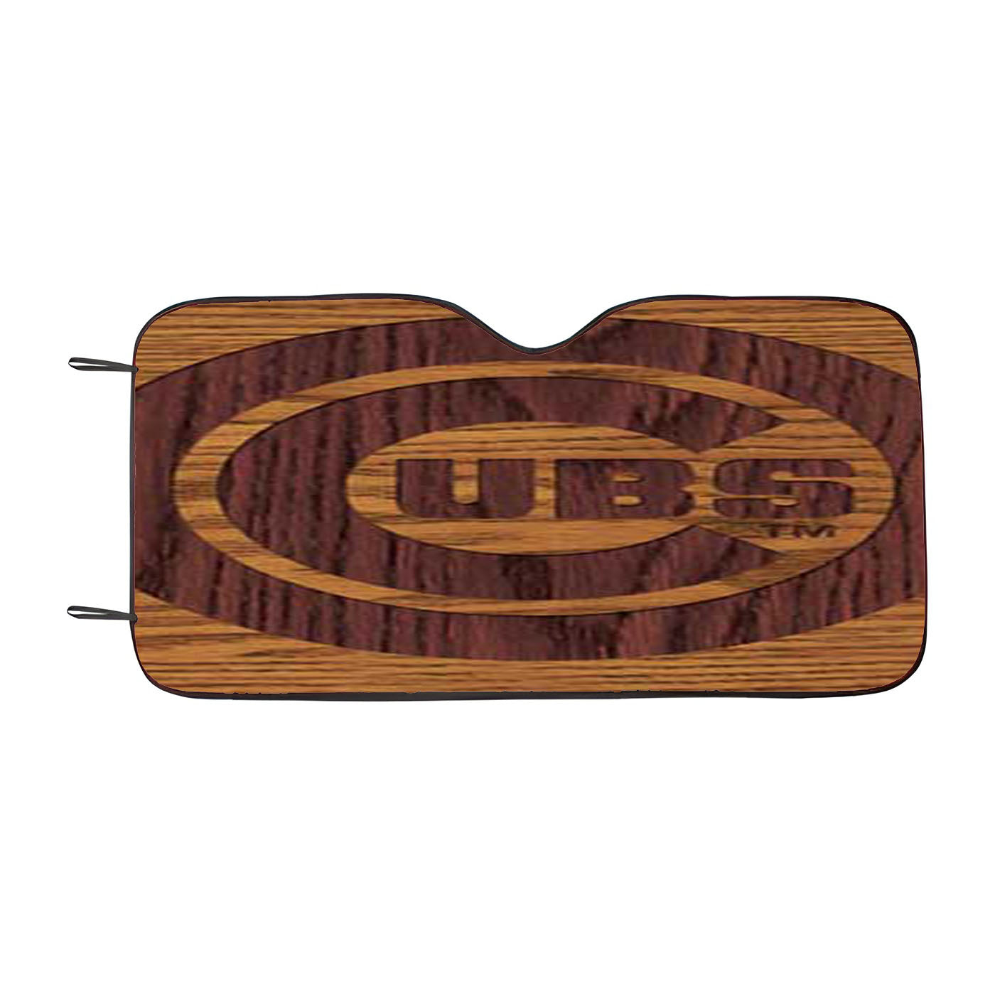 Chicago Cubs Woodcut Car Auto Sun Shade Windshield Cover