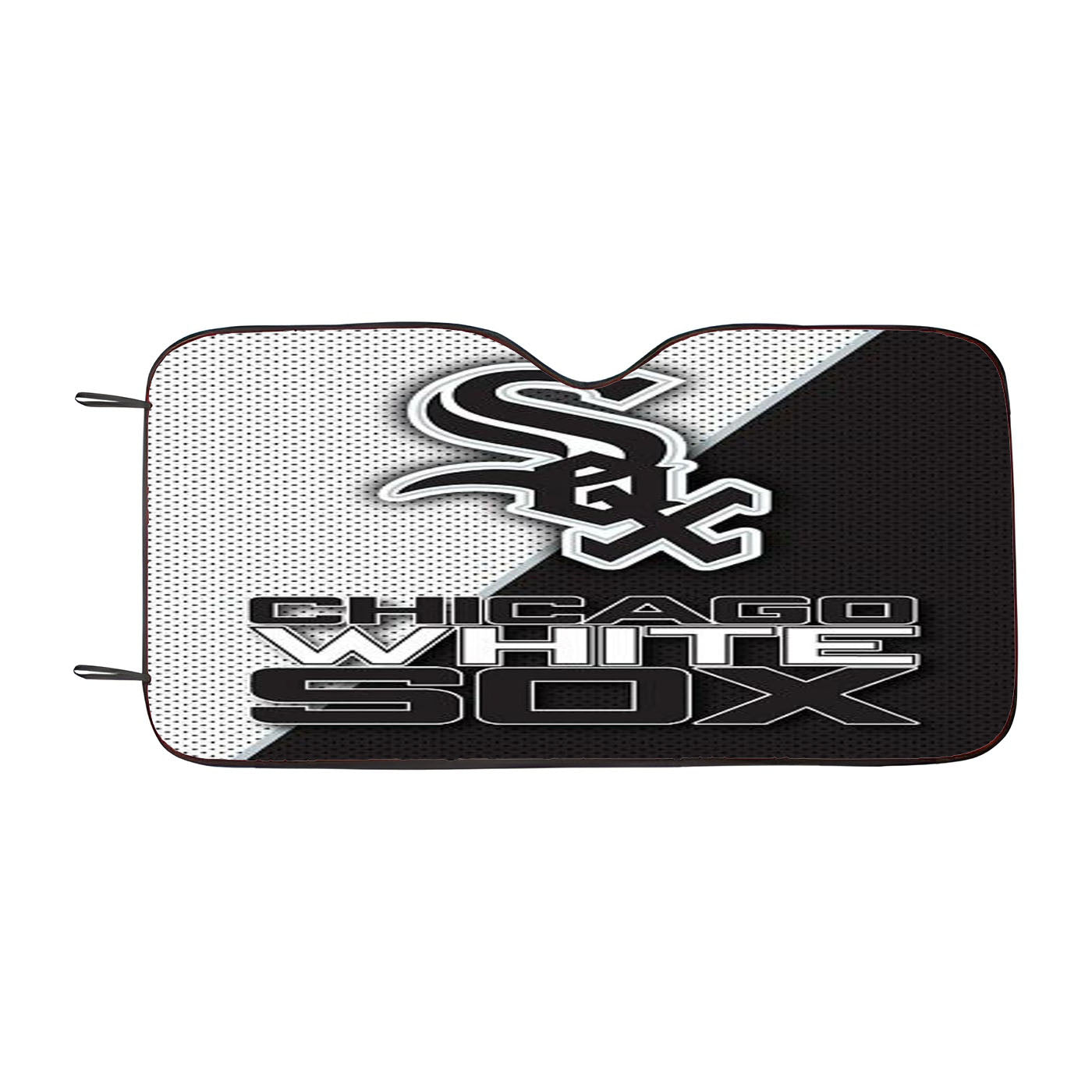 Chicago White Sox Black White Logo Car Auto Sun Shade Windshield Cover