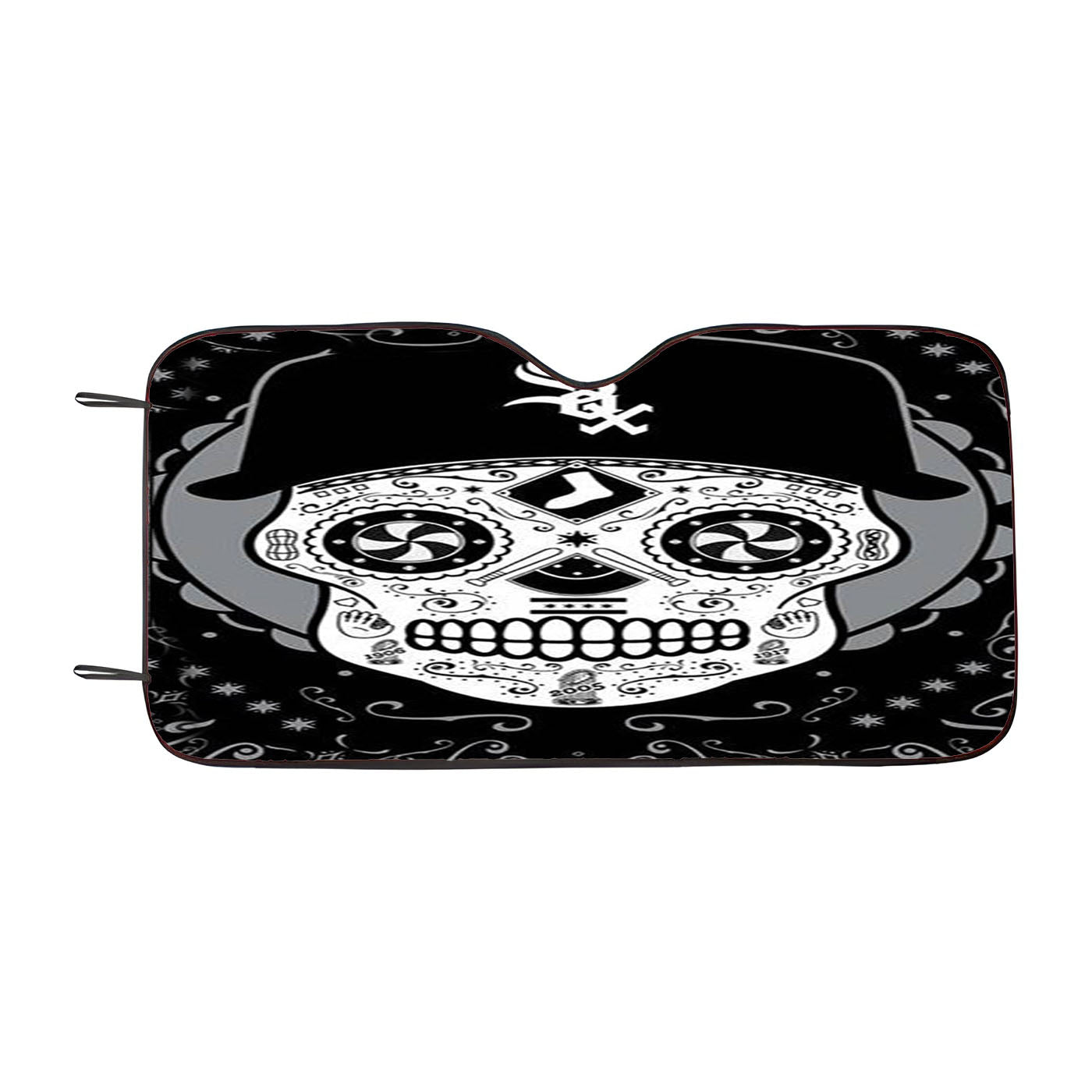 Chicago White Sox Skull Car Auto Sun Shade Windshield Cover
