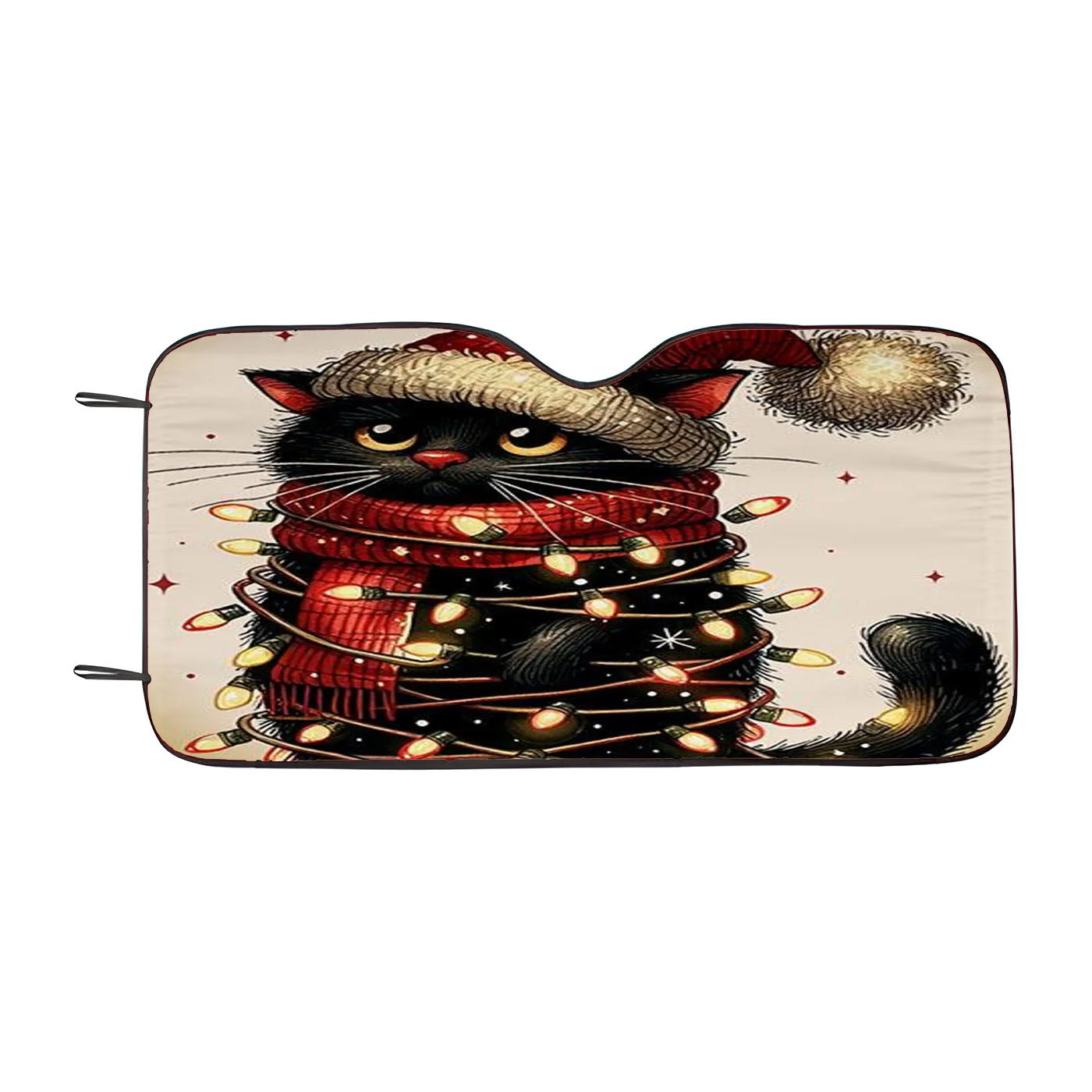 Christmas Car Auto Sun Shade Windshield Cover