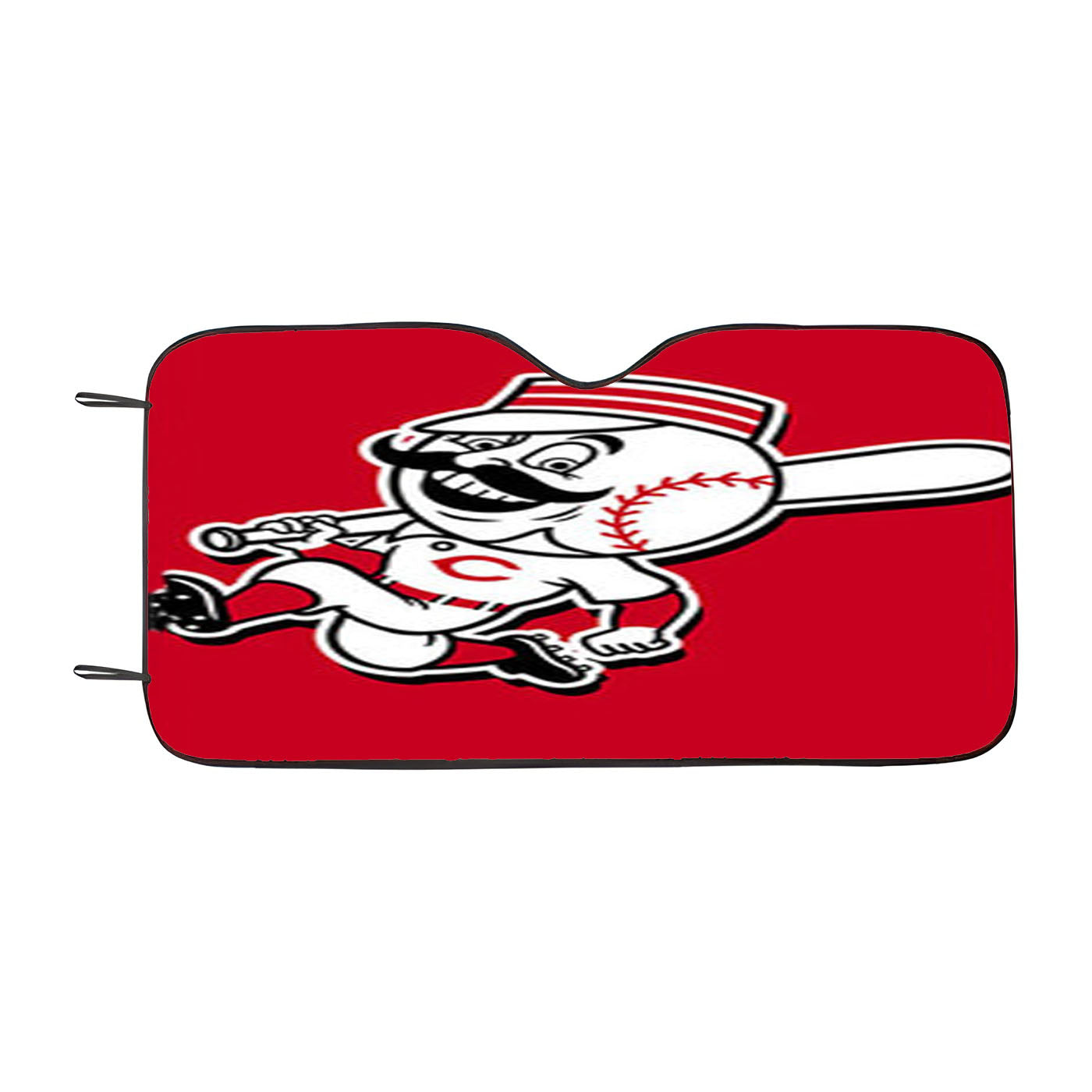 Cincinnati Baseball Logo Red Car Auto Sun Shade Windshield Cover