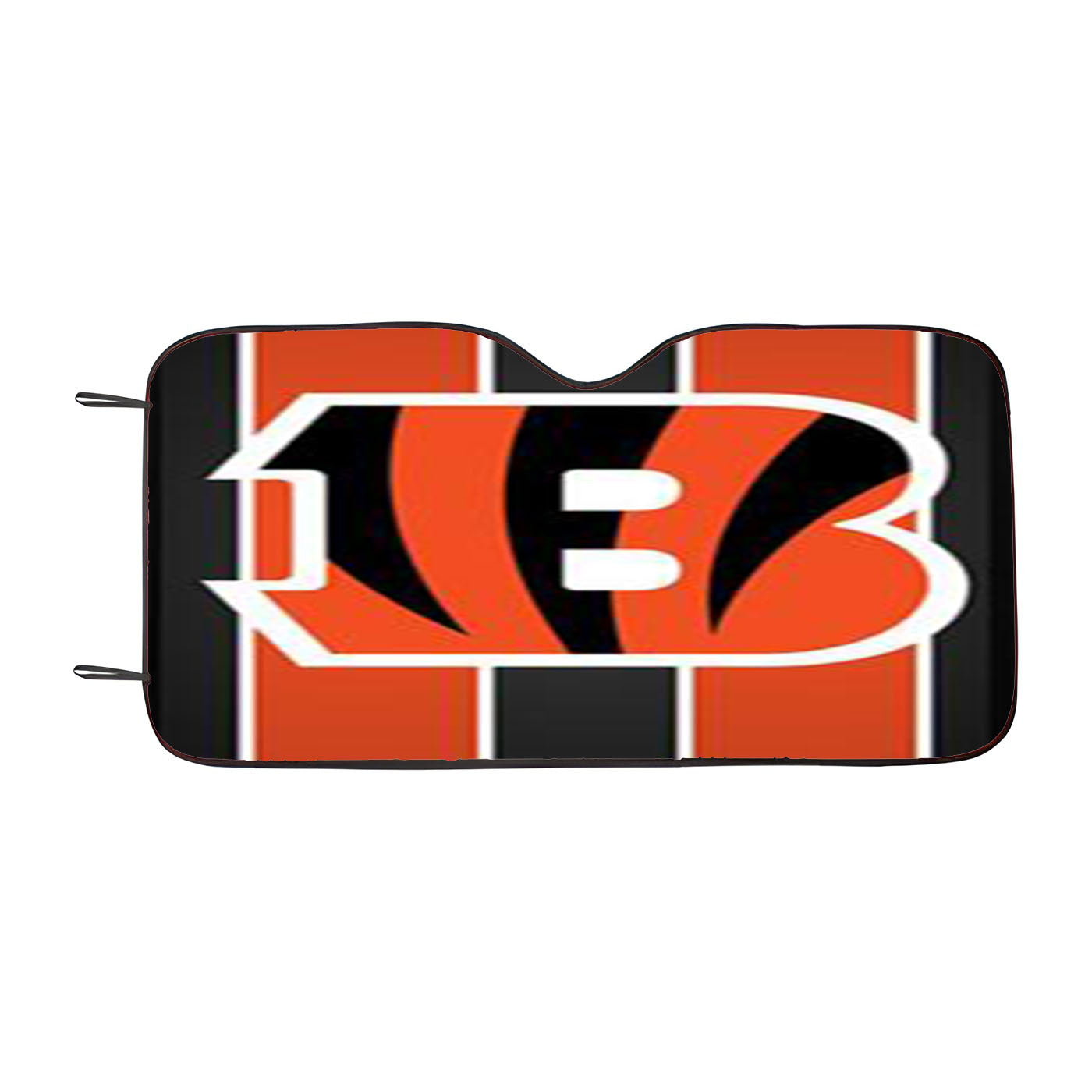 Cincinnati Bengals Stripe Car Auto Sun Shade Windshield Cover