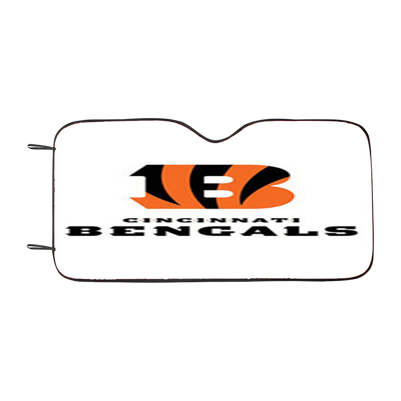 Cincinnati Bengals White Car Auto Sun Shade Windshield Cover