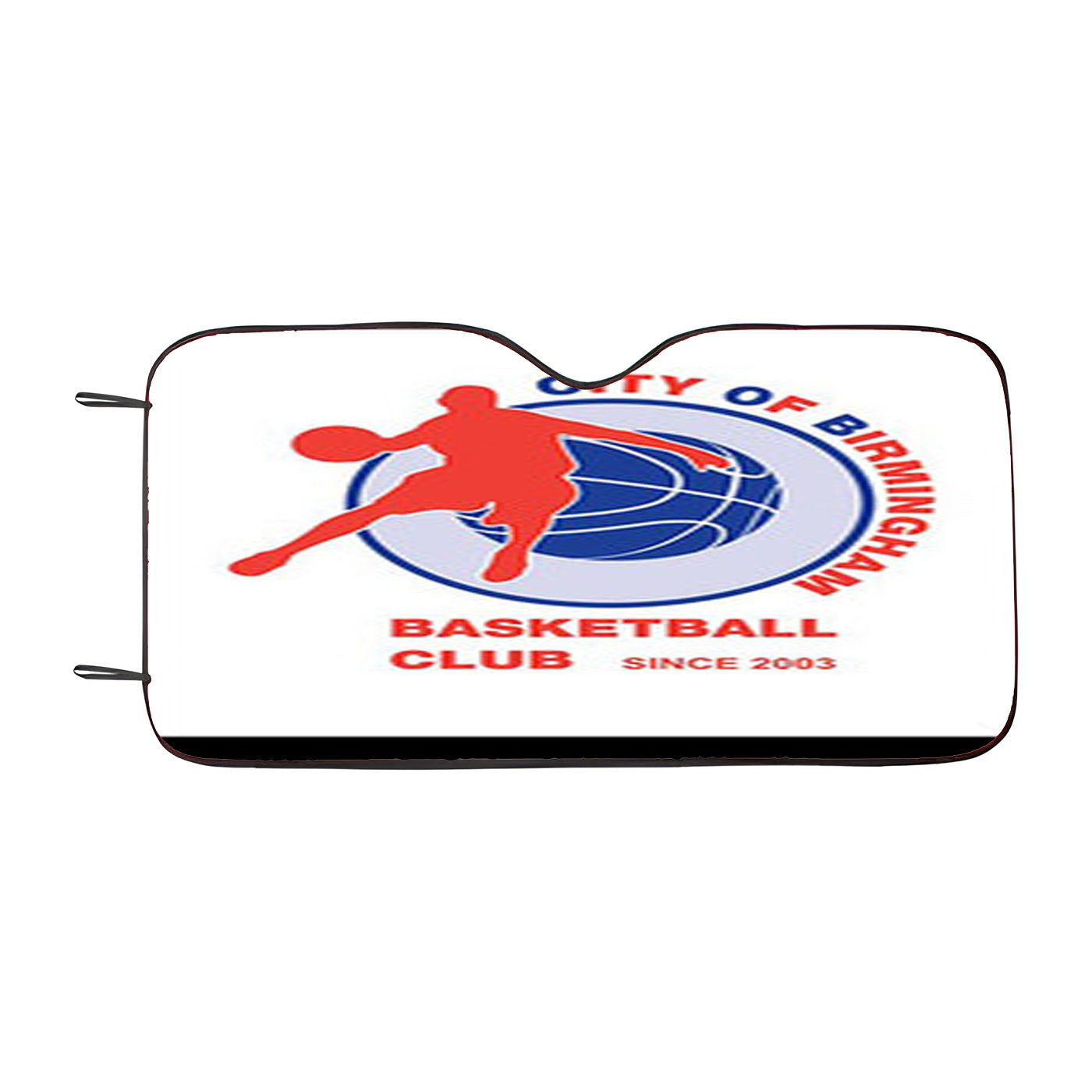 City Of Brimingham Basketball Club Car Auto Sun Shade Windshield Cover