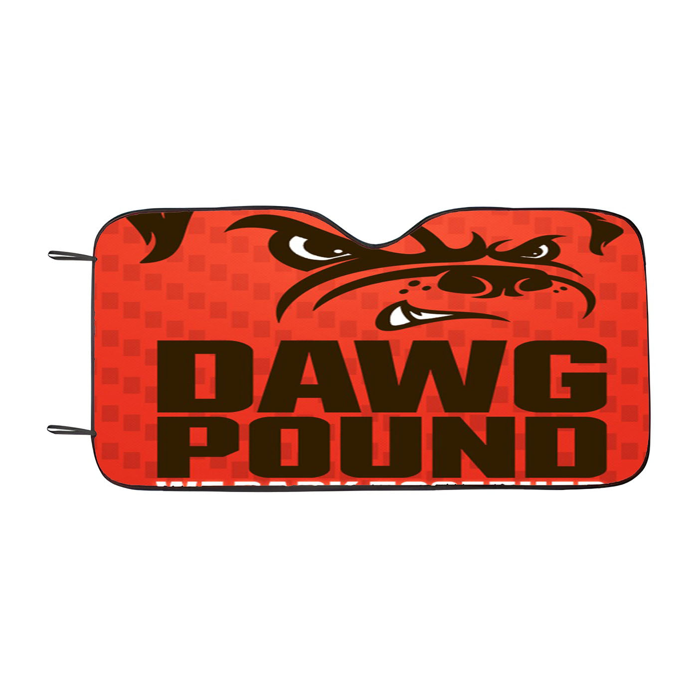 Cleveland Browns Dawg Pound Bark Together Car Auto Sun Shade Windshield Cover