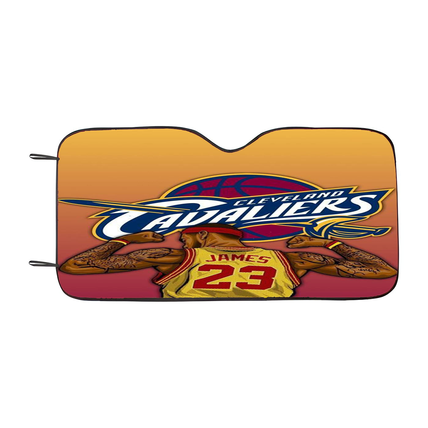 Cleveland Cavaliers James Car Auto Sun Shade Windshield Cover