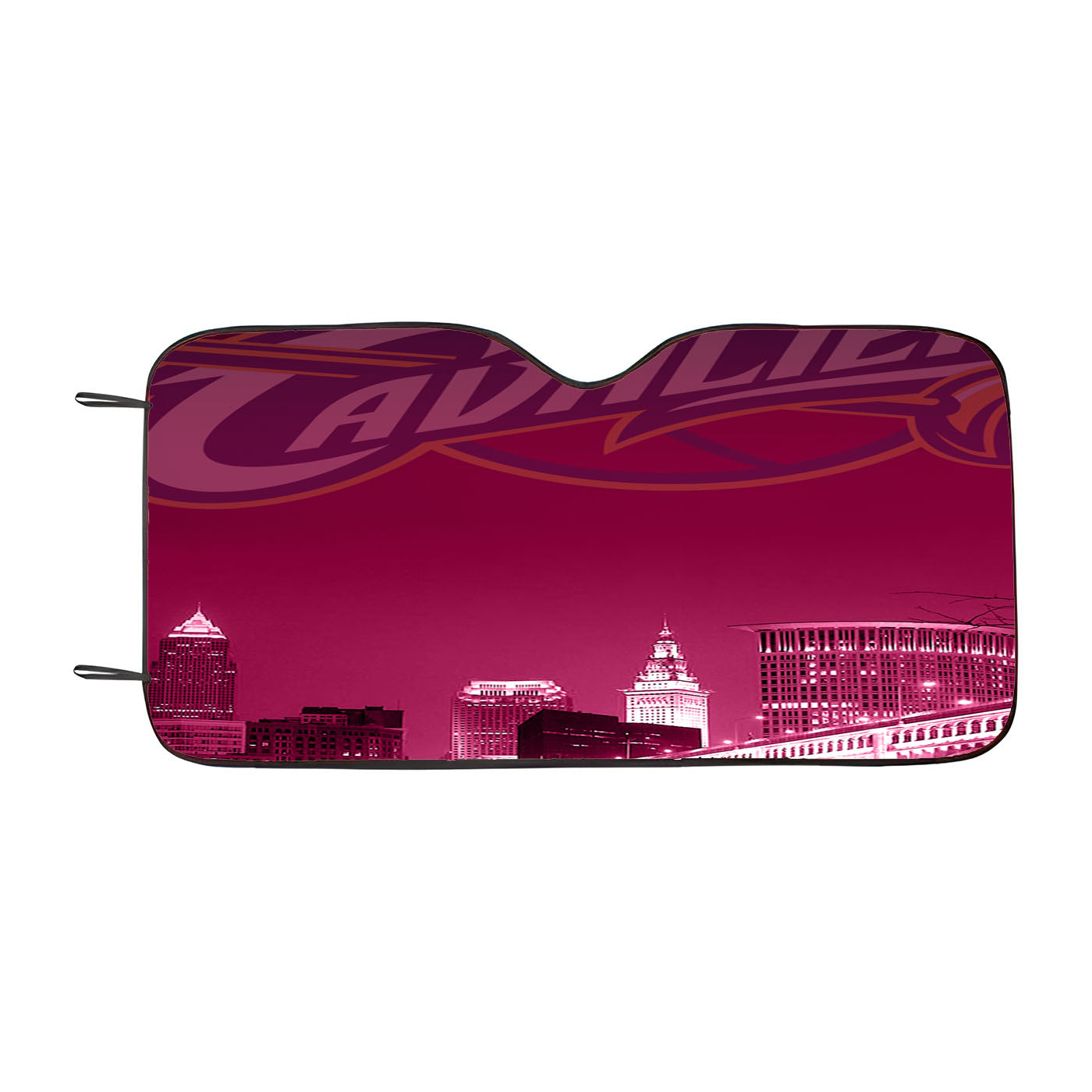 Cleveland Cavaliers Night City Car Auto Sun Shade Windshield Cover