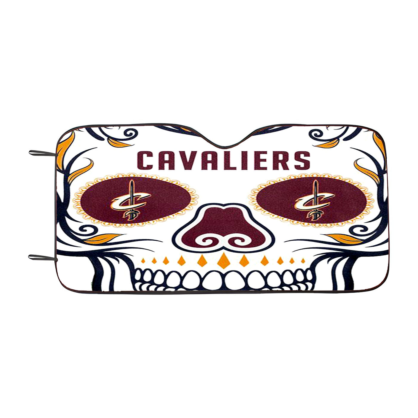 Cleveland Cavaliers Skull Car Auto Sun Shade Windshield Cover