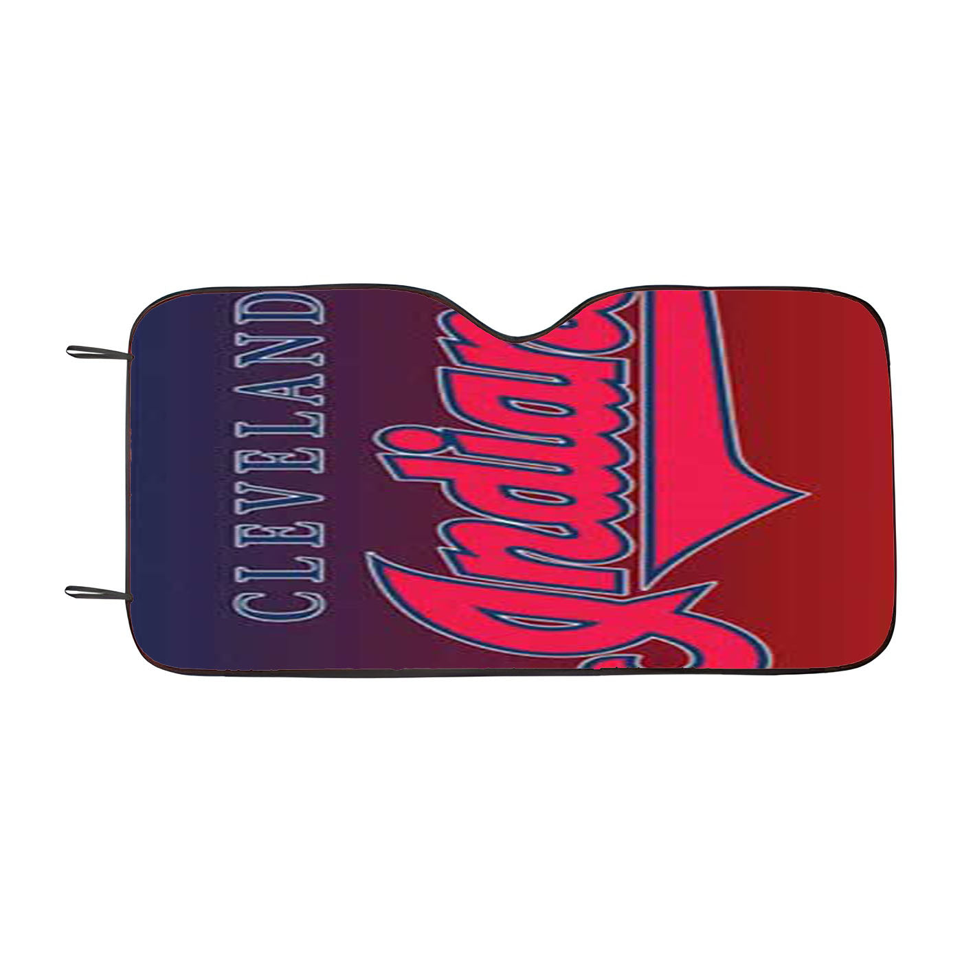 Cleveland Indians Logo Gradient Car Auto Sun Shade Windshield Cover