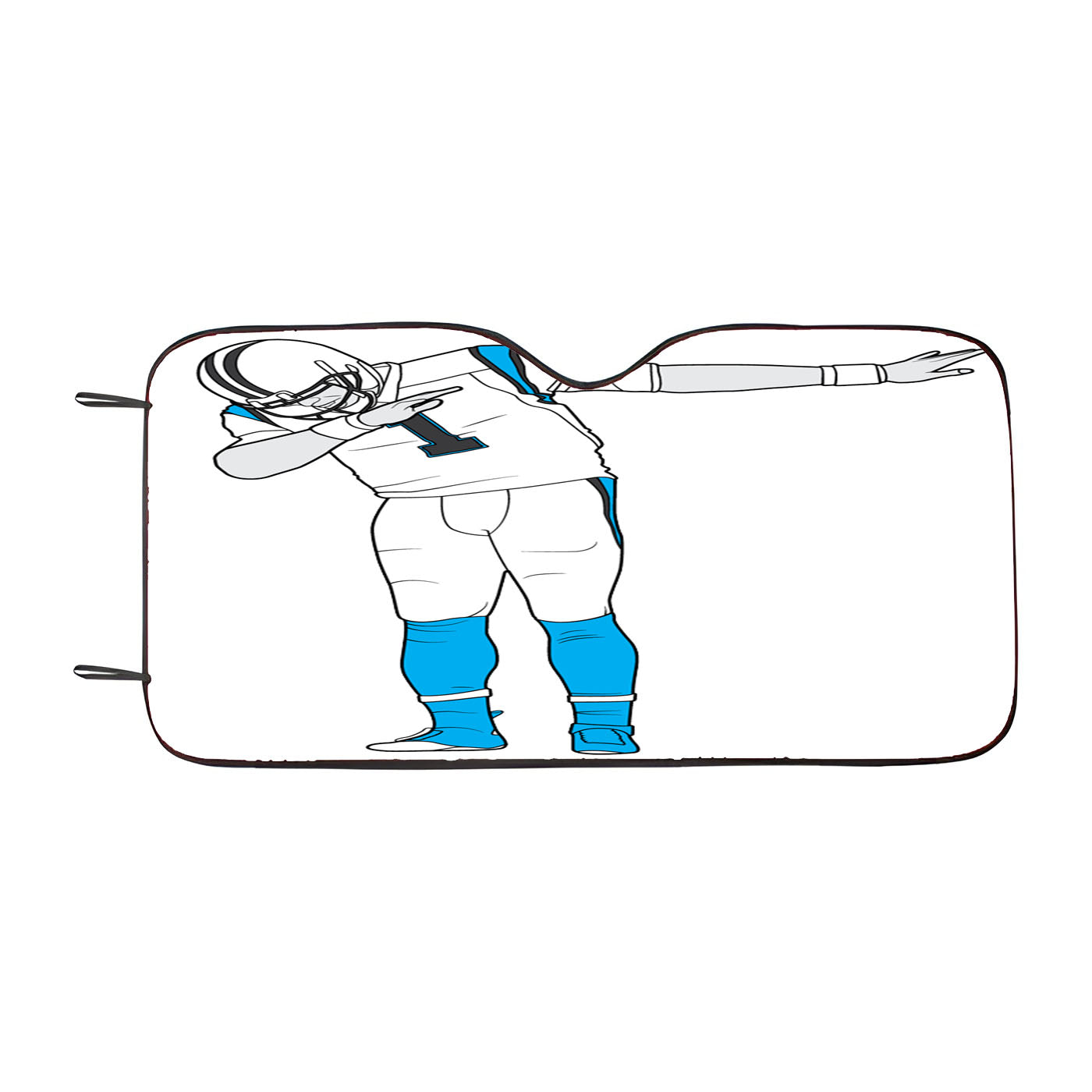 Dab Cam Newton Cartoon Car Auto Sun Shade Windshield Cover