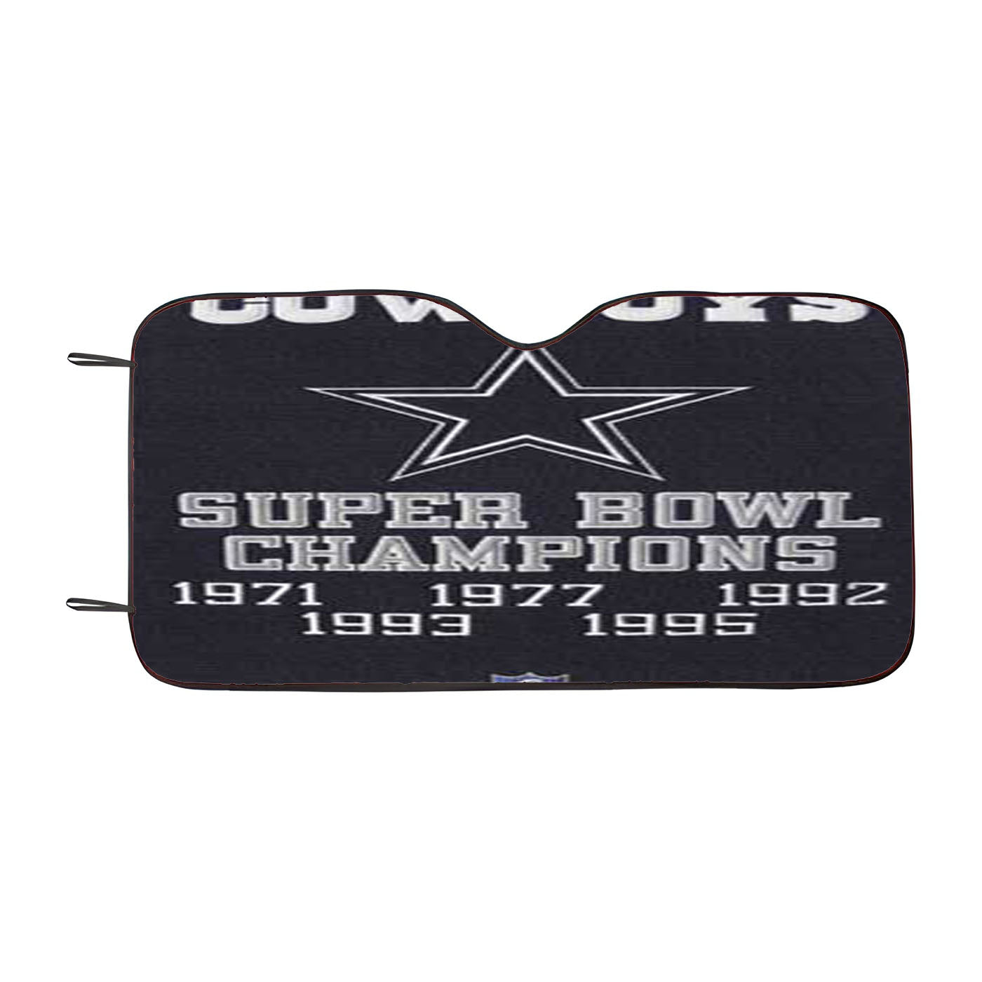 Dallas Cowboys Banner Texture Car Auto Sun Shade Windshield Cover