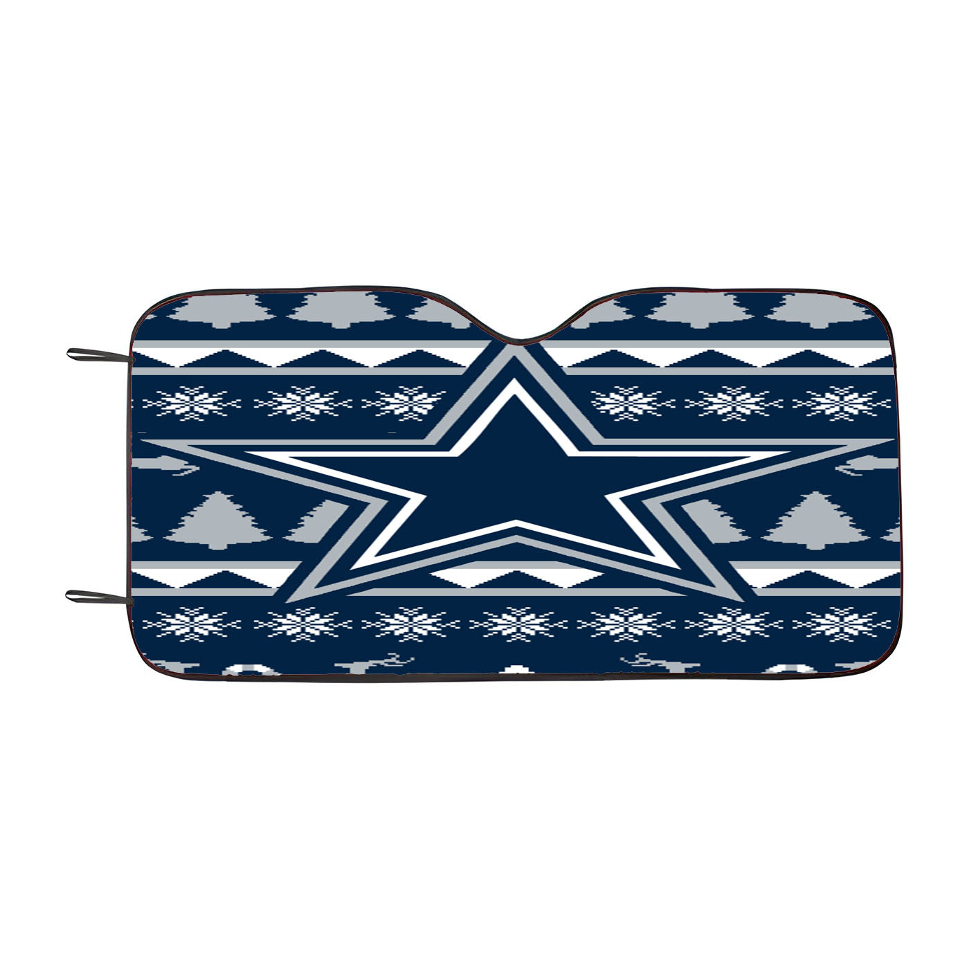 Dallas Cowboys Christmas Sweater Car Auto Sun Shade Windshield Cover