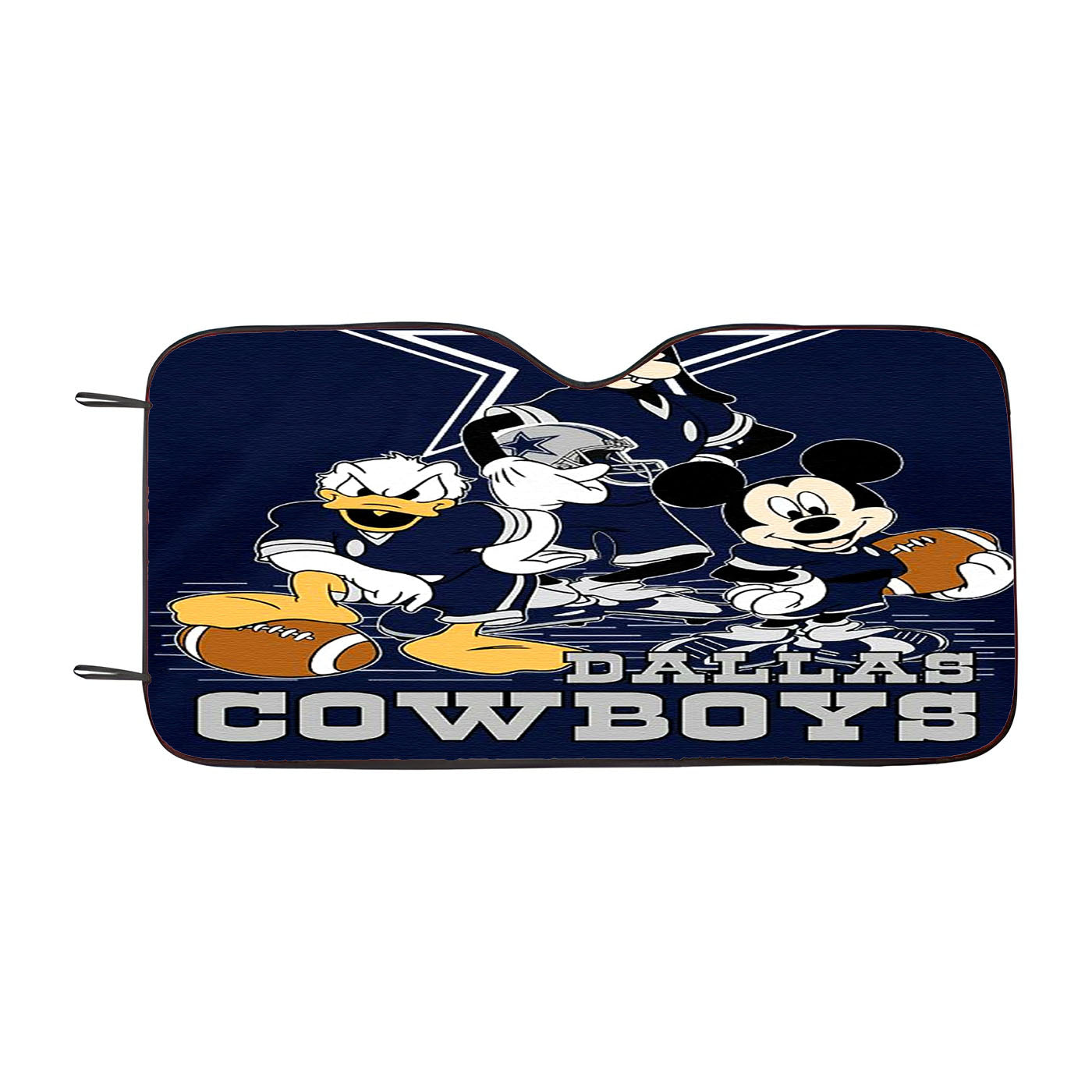 Dallas Cowboys Disney Car Auto Sun Shade Windshield Cover