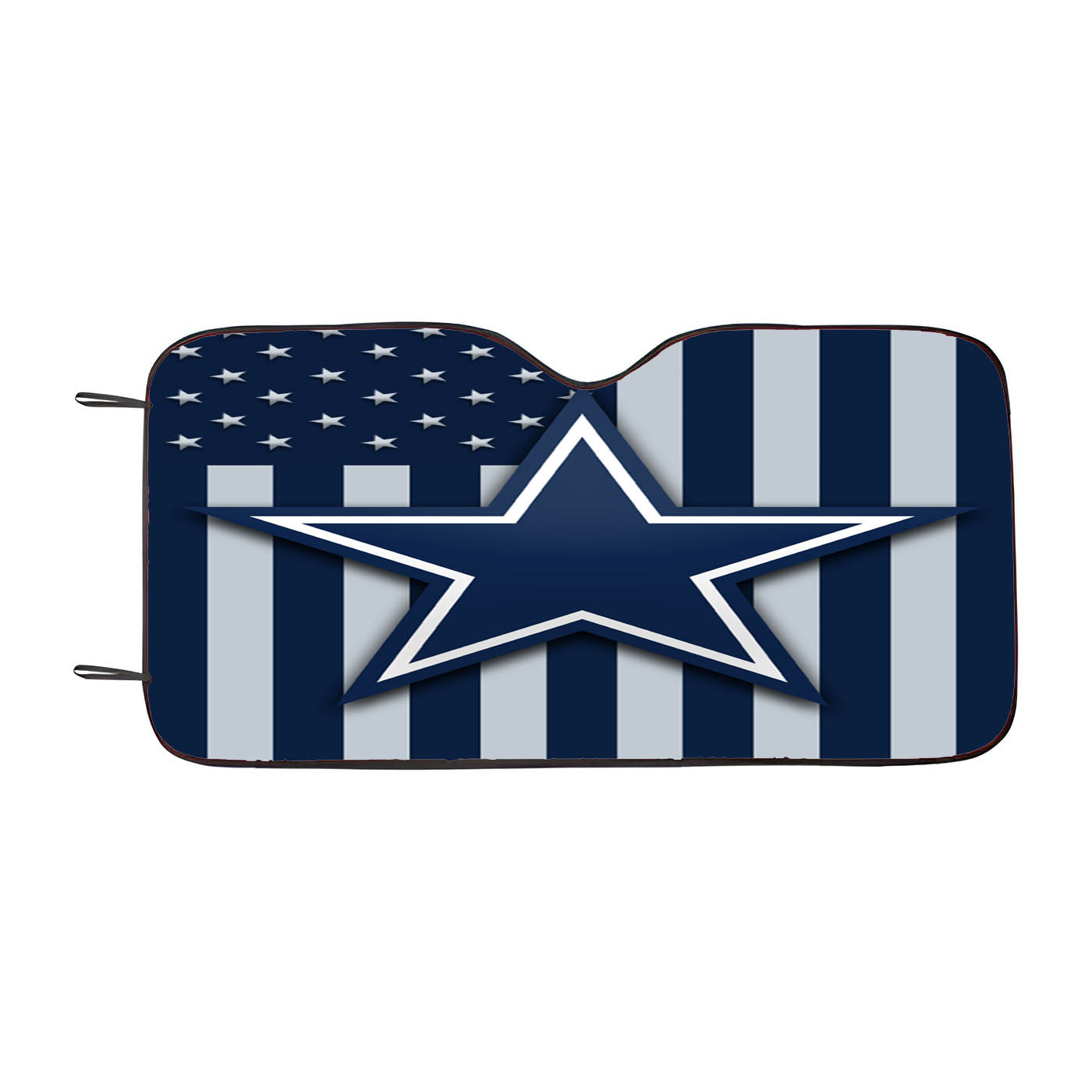 Dallas Cowboys Logo Flag Car Auto Sun Shade Windshield Cover