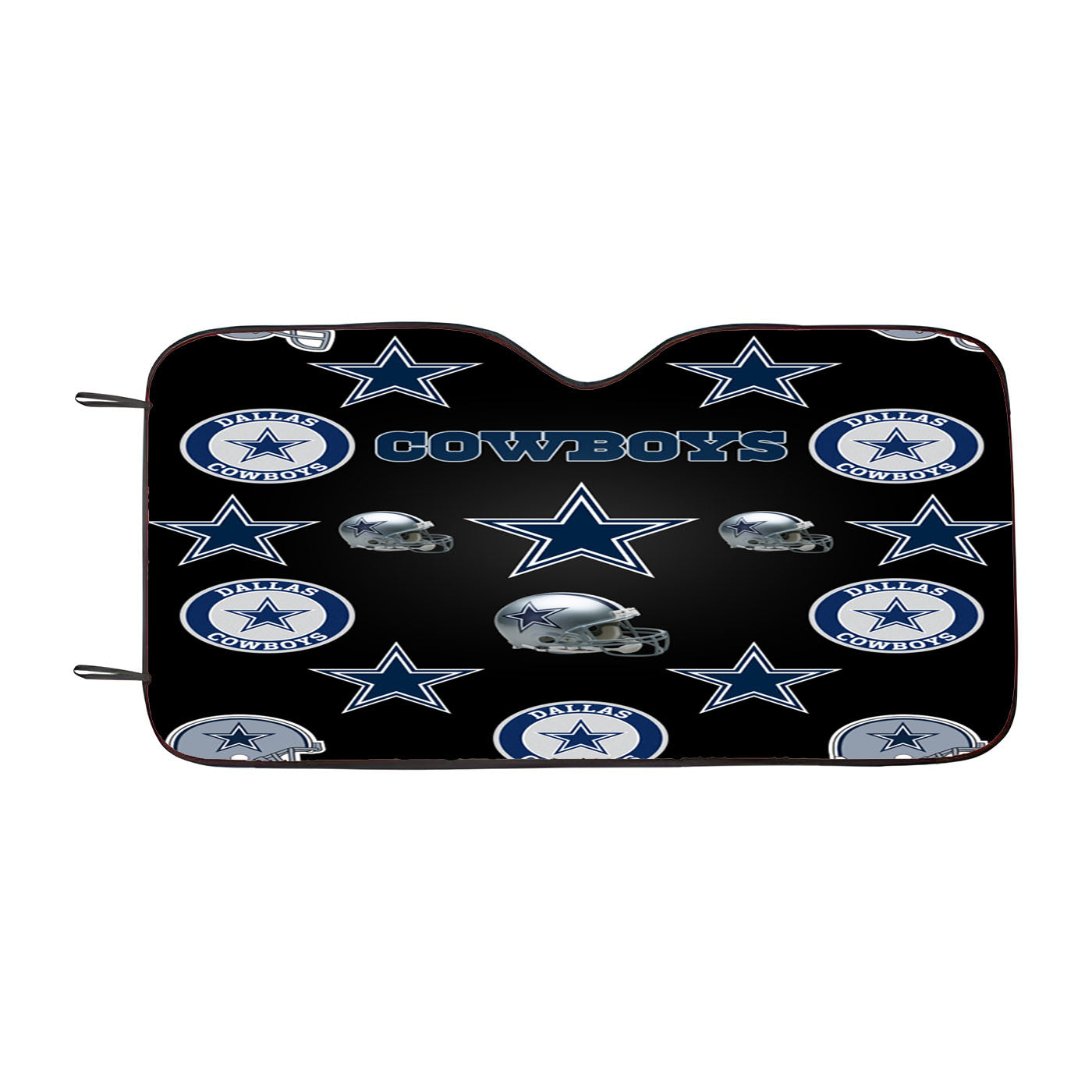 Dallas Cowboys Logo Pattern Car Auto Sun Shade Windshield Cover