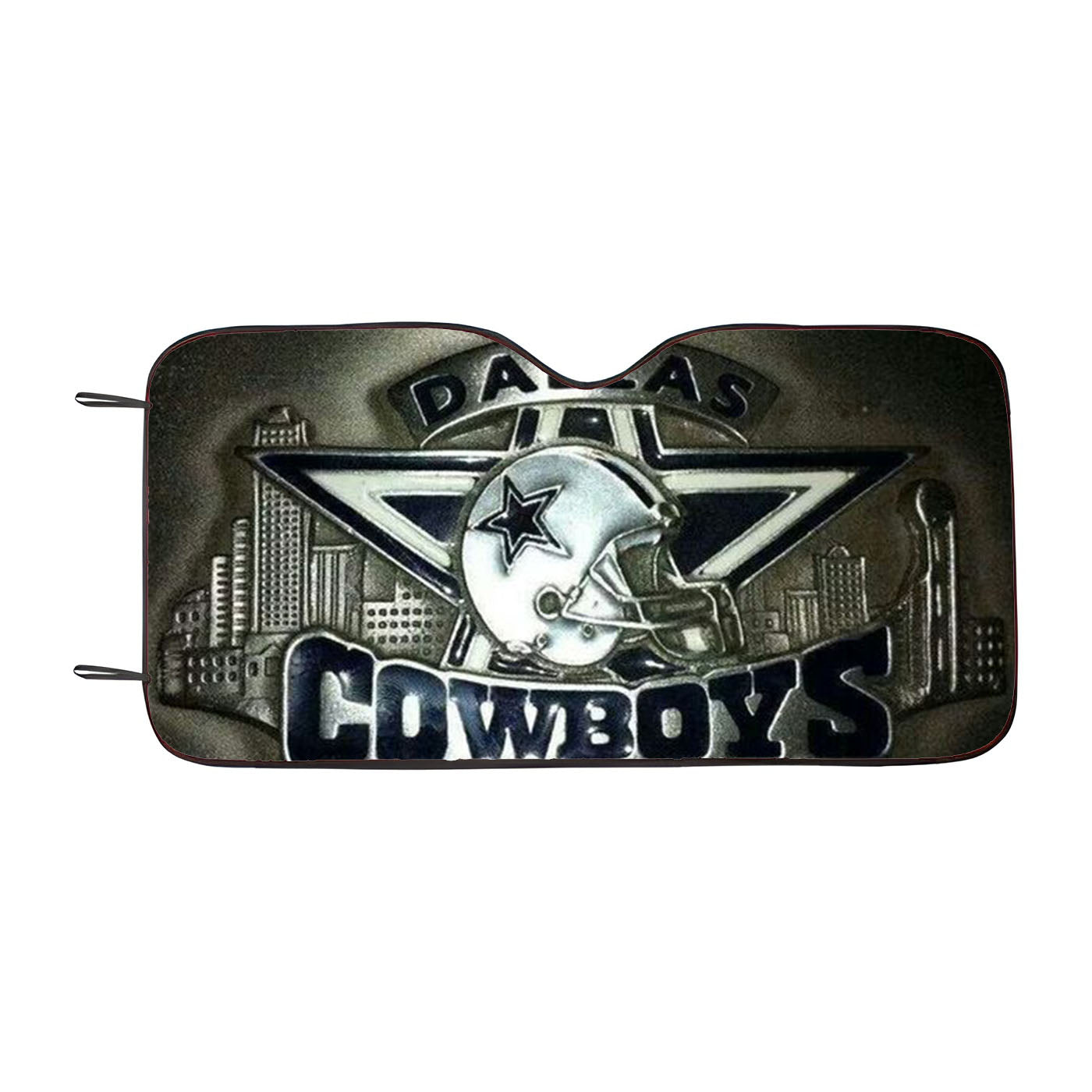 Dallas Cowboys Nfl 2 Car Auto Sun Shade Windshield Cover