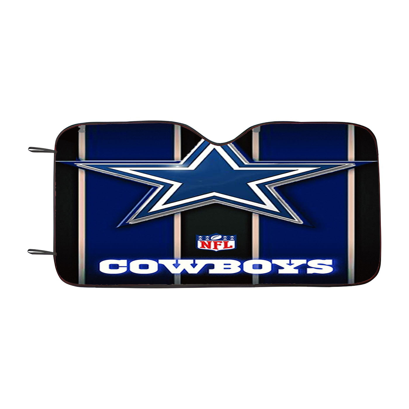 Dallas Cowboys Nfl Stripes New Car Auto Sun Shade Windshield Cover