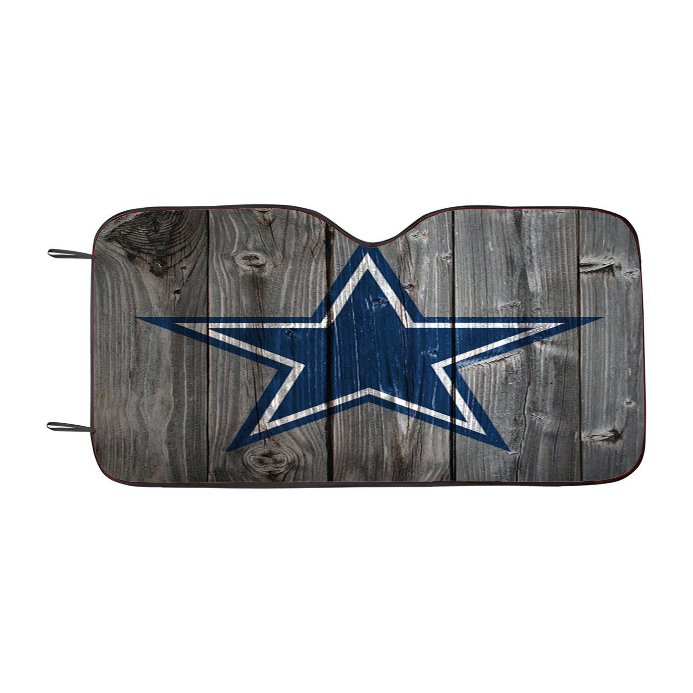 Dallas Cowboys Star Nfl Logo Dark Wood Wallpaper Car Auto Sun Shade Windshield Cover