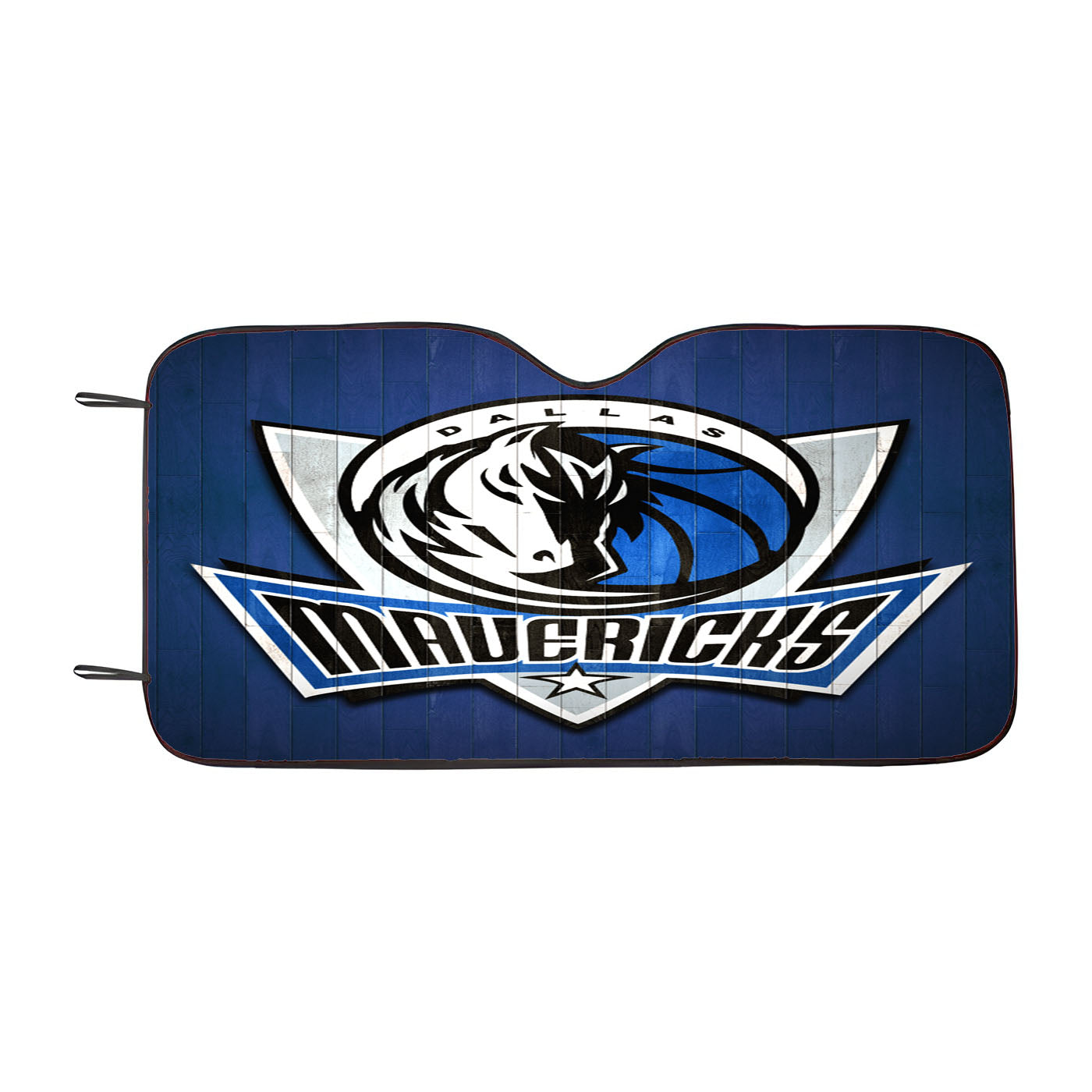 Dallas Mavericks Hardwood 2 Car Auto Sun Shade Windshield Cover