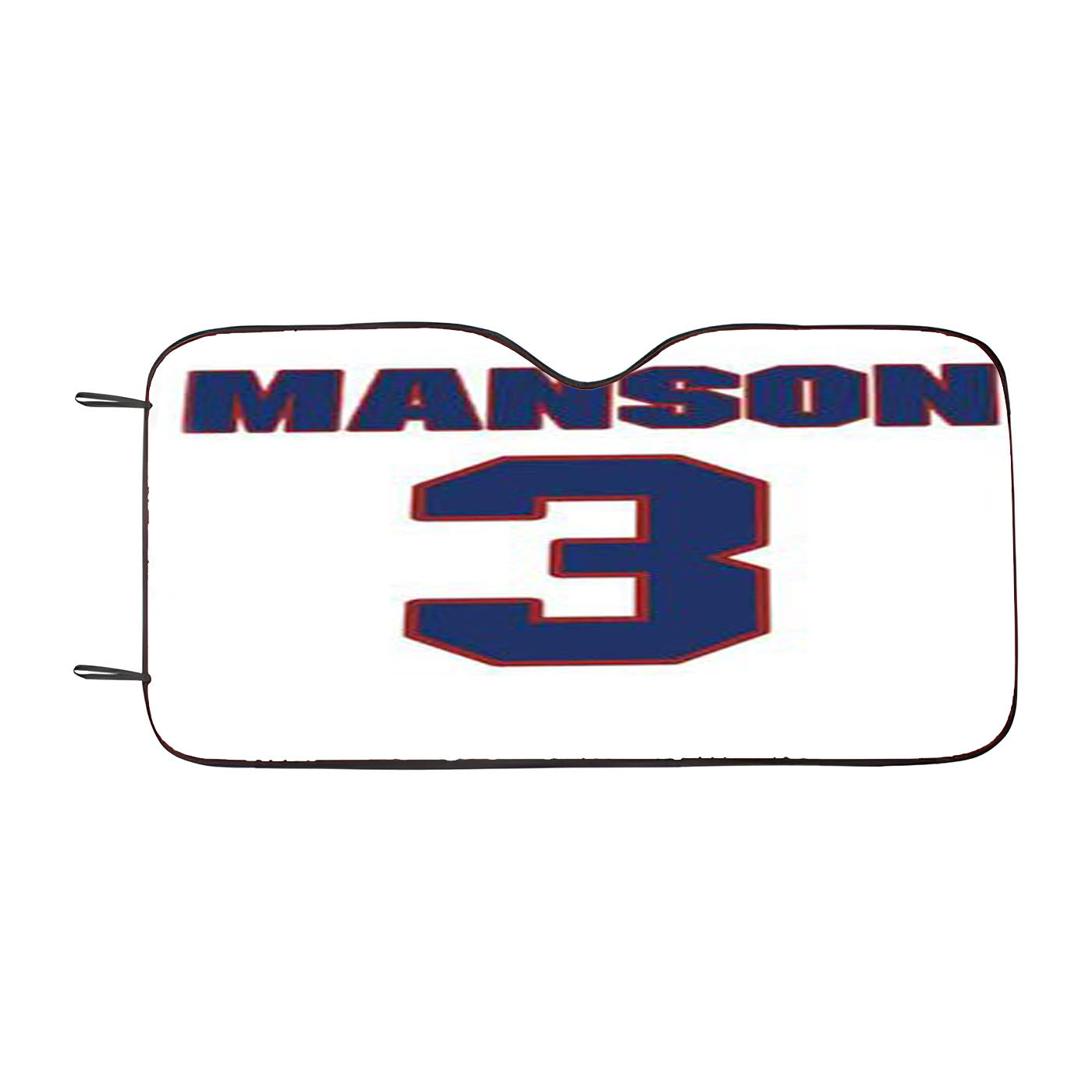 Dave Manson National Hockey Car Auto Sun Shade Windshield Cover
