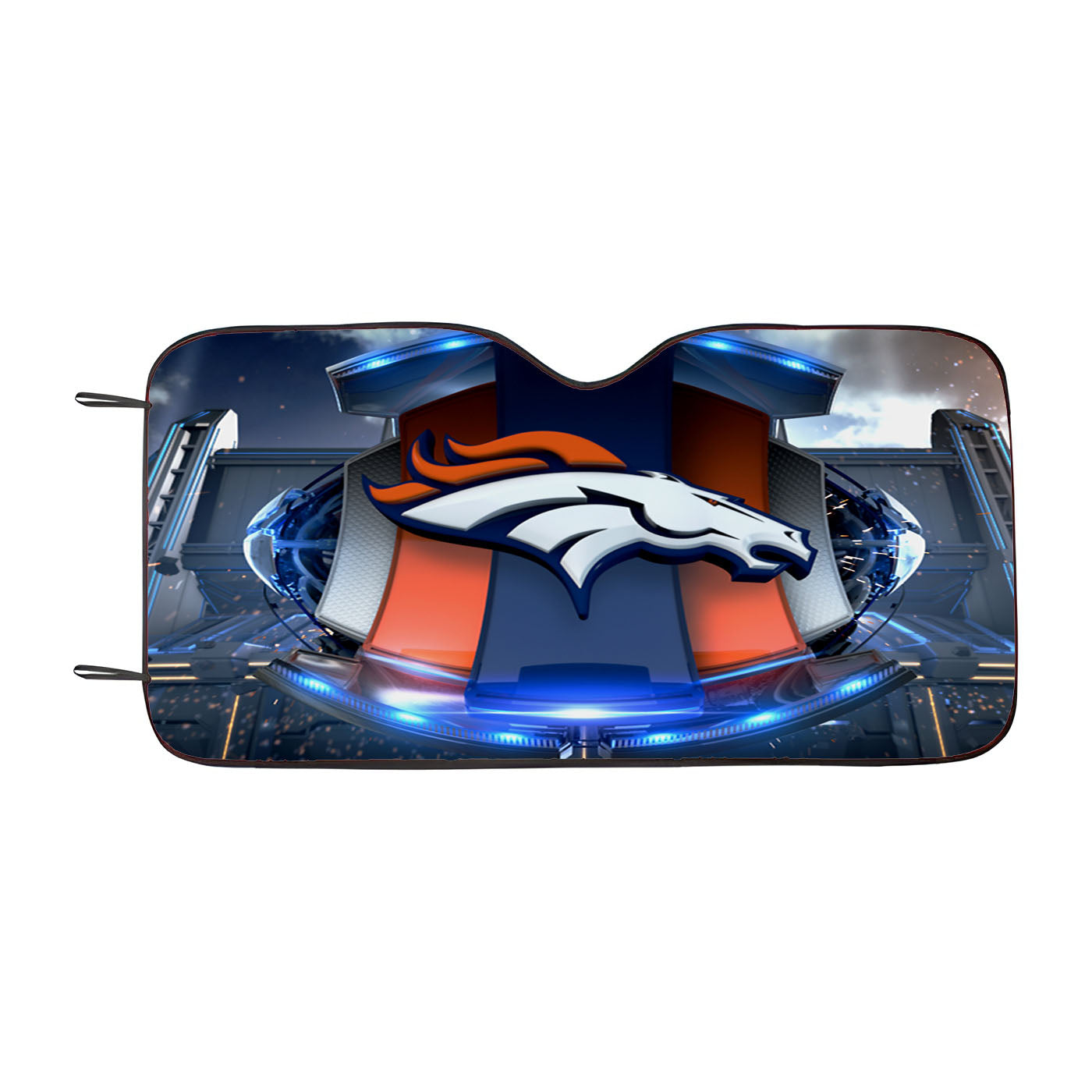 Denver Broncos Football Team Emblem Car Auto Sun Shade Windshield Cover