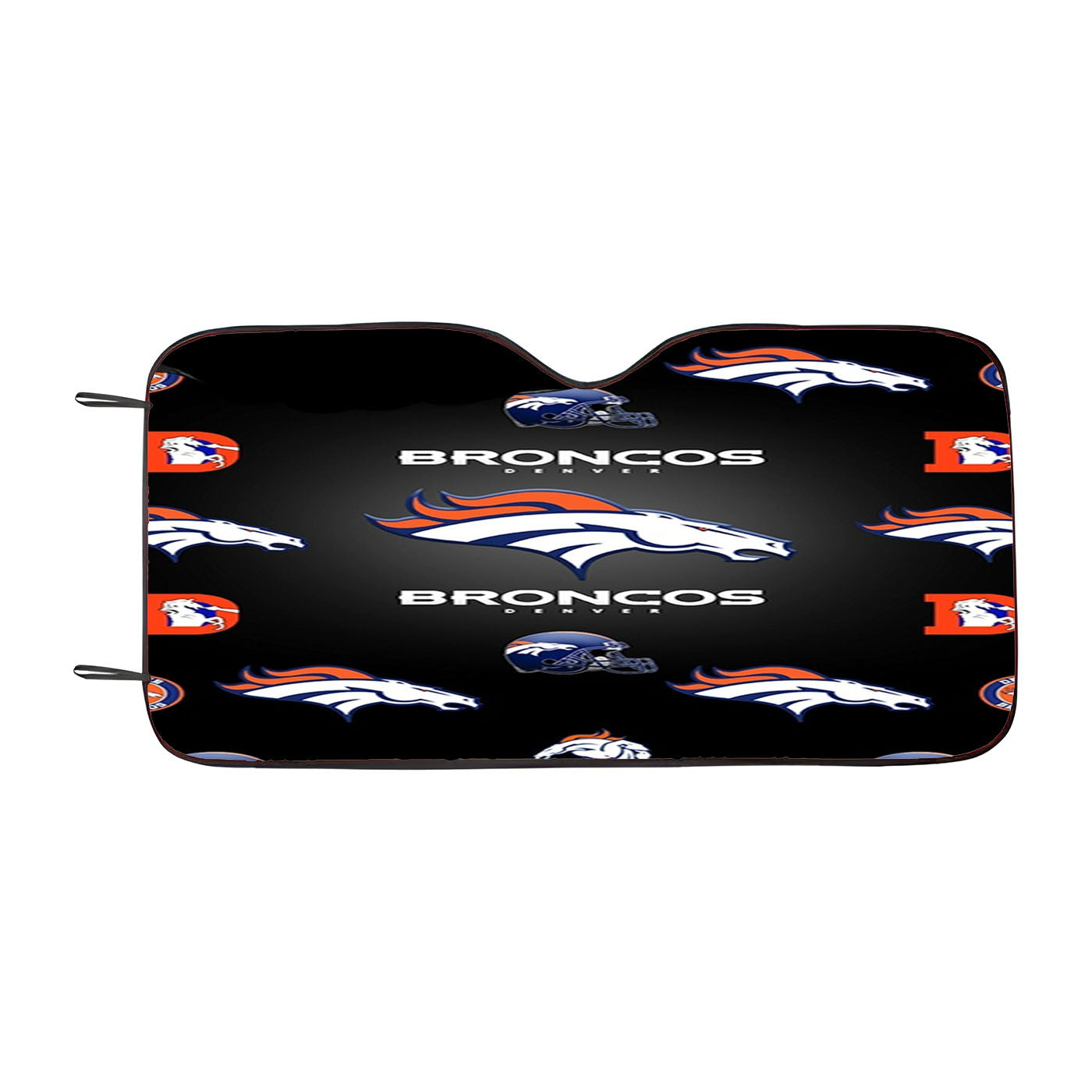 Denver Broncos Logos Car Auto Sun Shade Windshield Cover