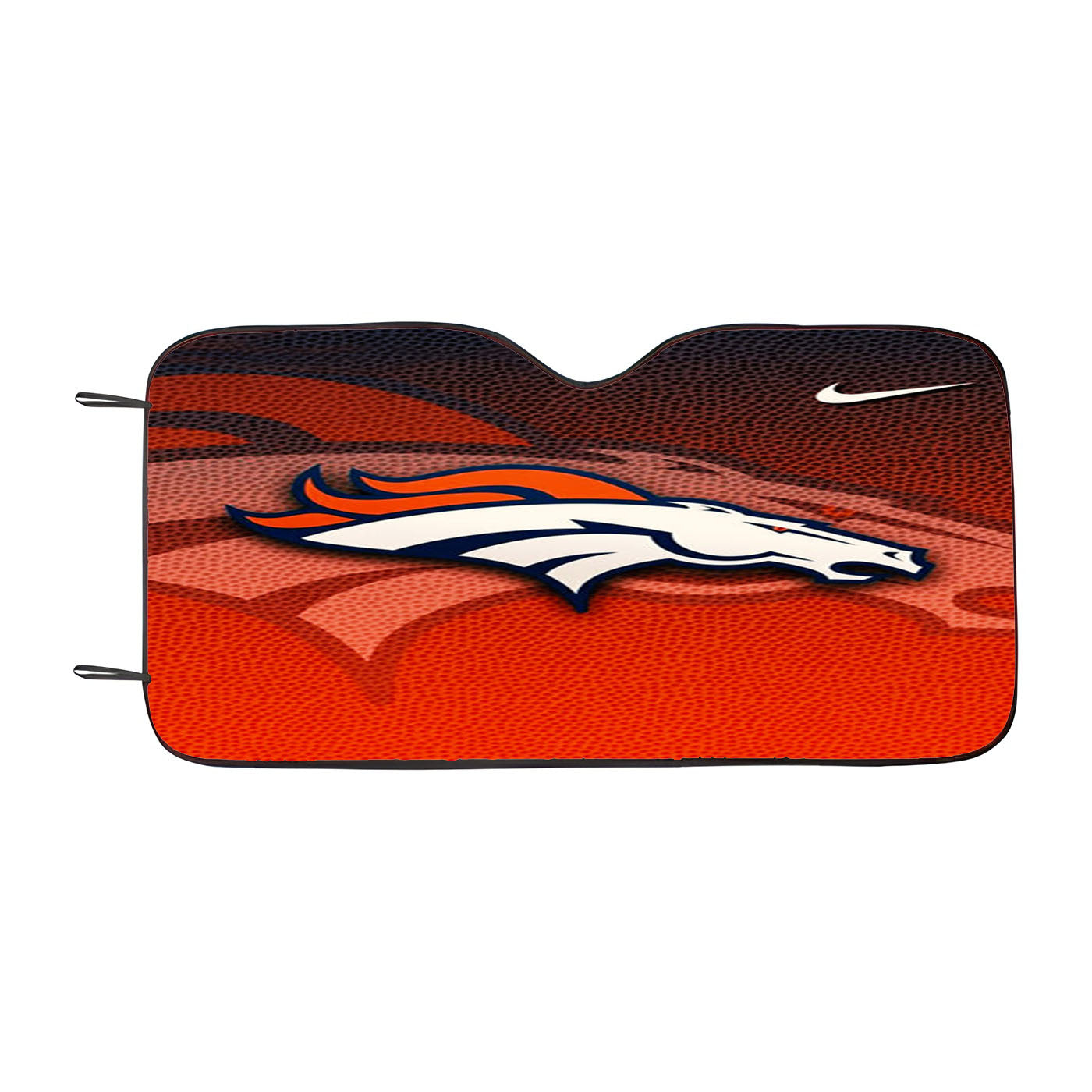 Denver Broncos Nfl 9 Car Auto Sun Shade Windshield Cover