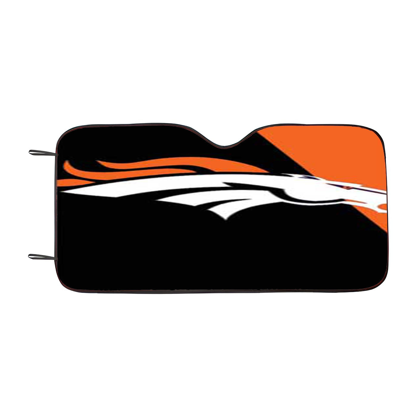 Denver Broncos Orange And Black Angles Car Auto Sun Shade Windshield Cover