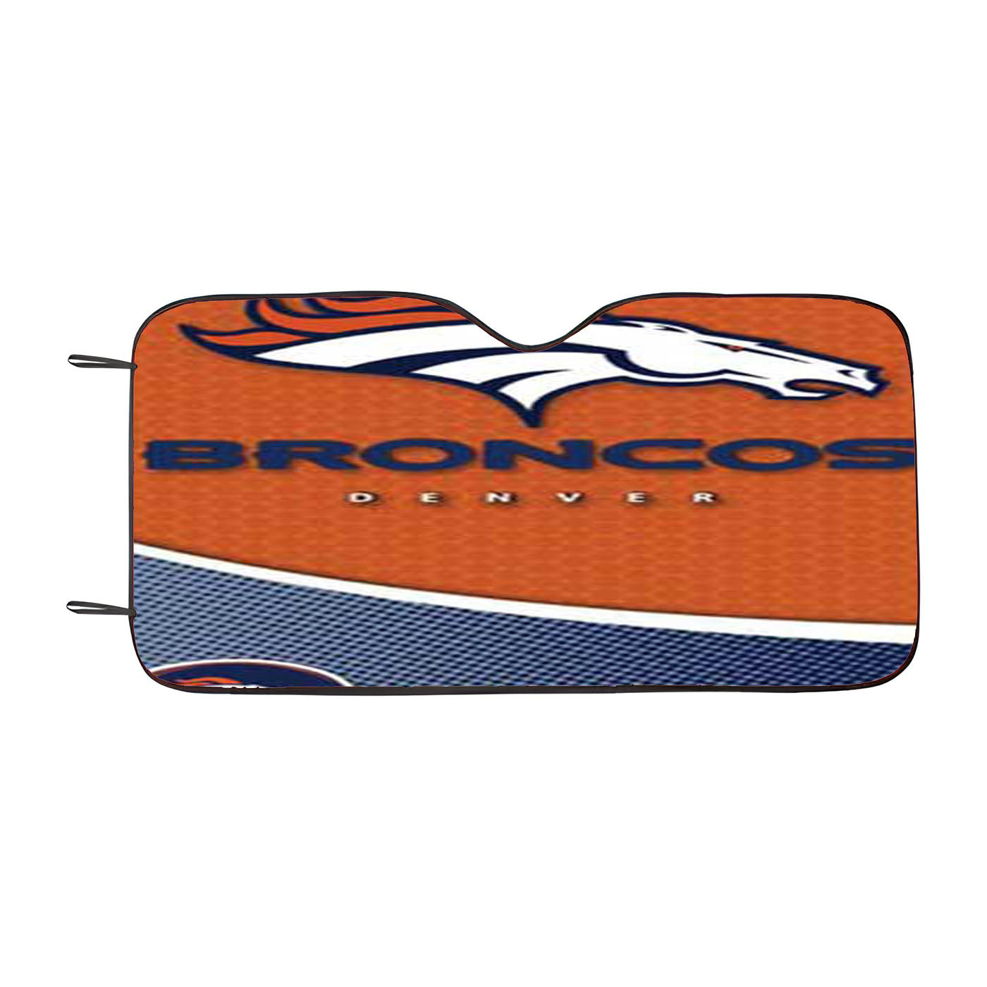 Denver Broncos Orange Blue Car Auto Sun Shade Windshield Cover