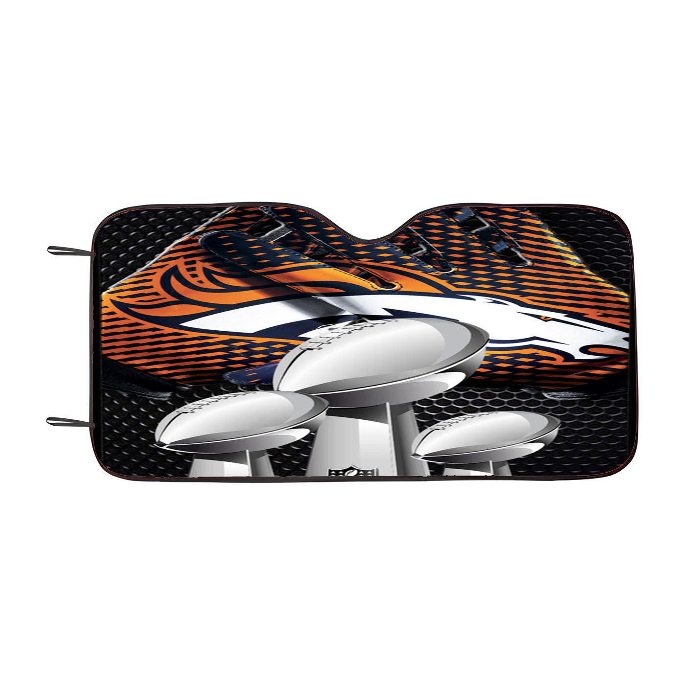 Denver Broncos Superbowl 50 Nfl Car Auto Sun Shade Windshield Cover