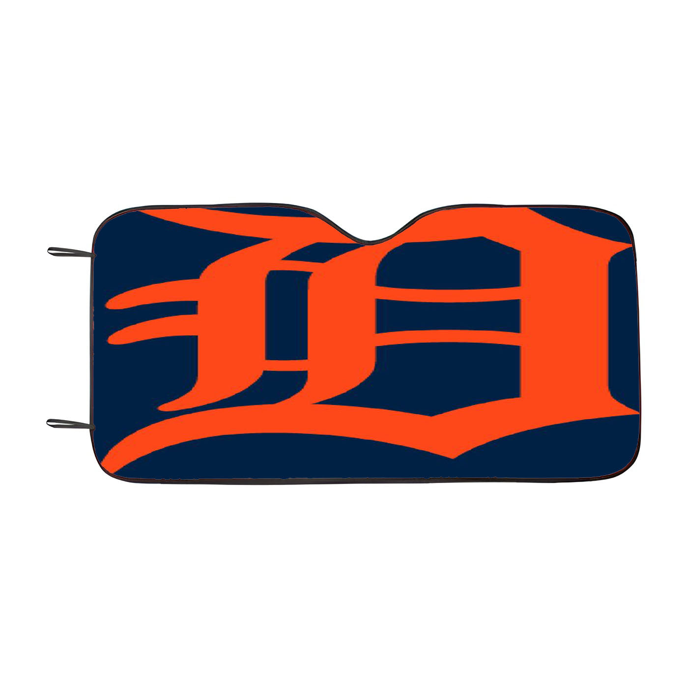 Detroid Tigers Orange Blue Car Auto Sun Shade Windshield Cover