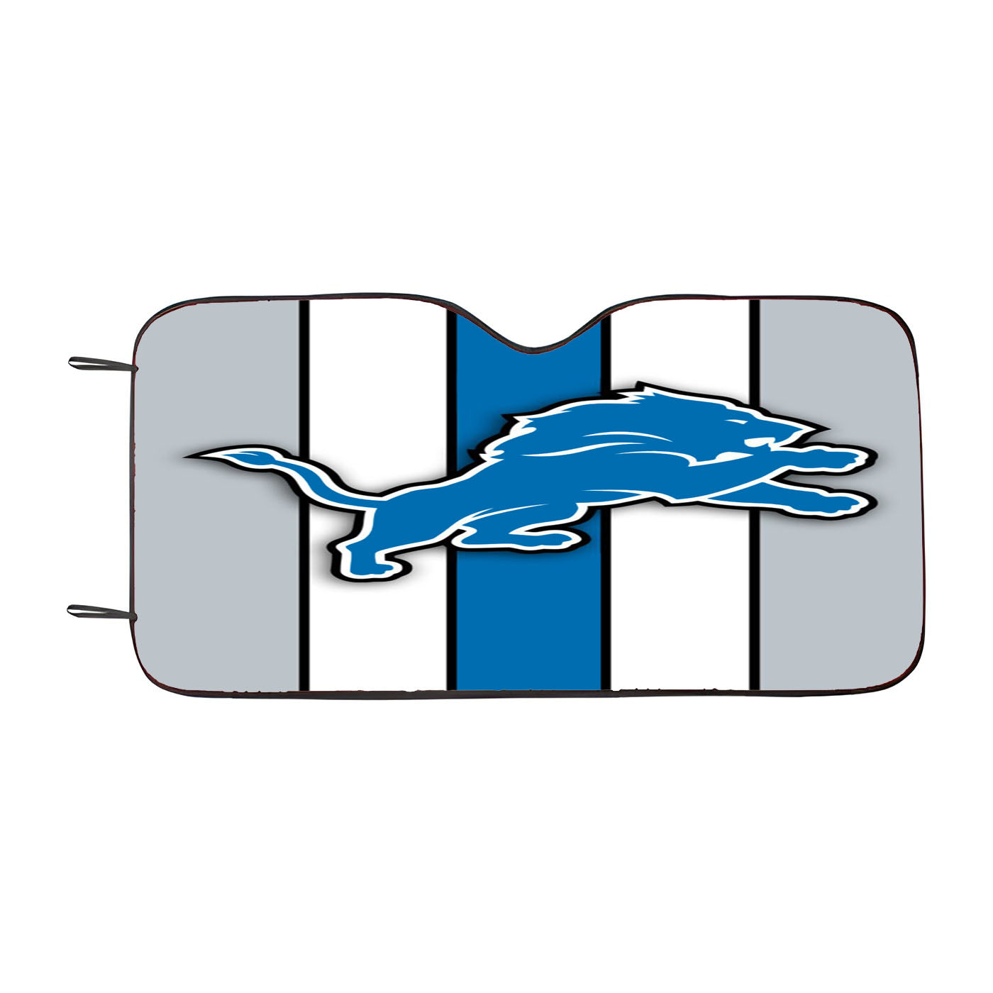Detroit Lions Blue Football Logo Car Auto Sun Shade Windshield Cover