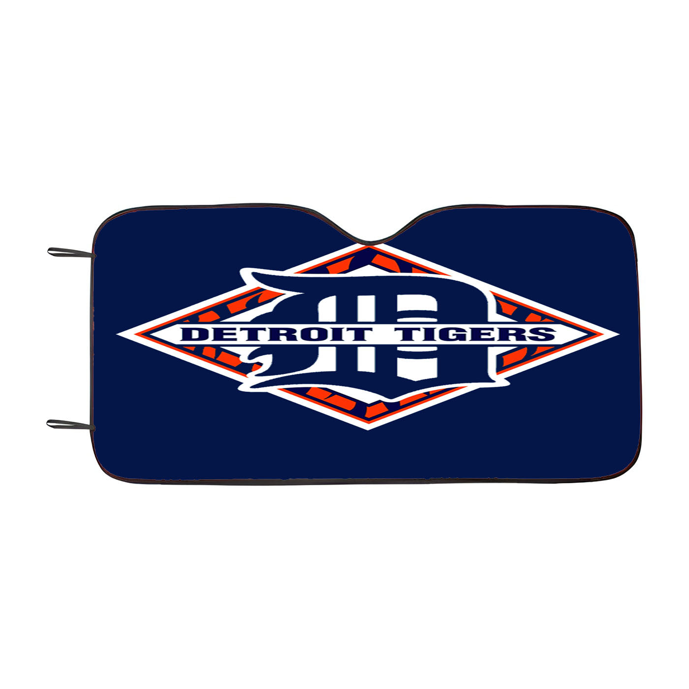 Detroit Logo Car Auto Sun Shade Windshield Cover