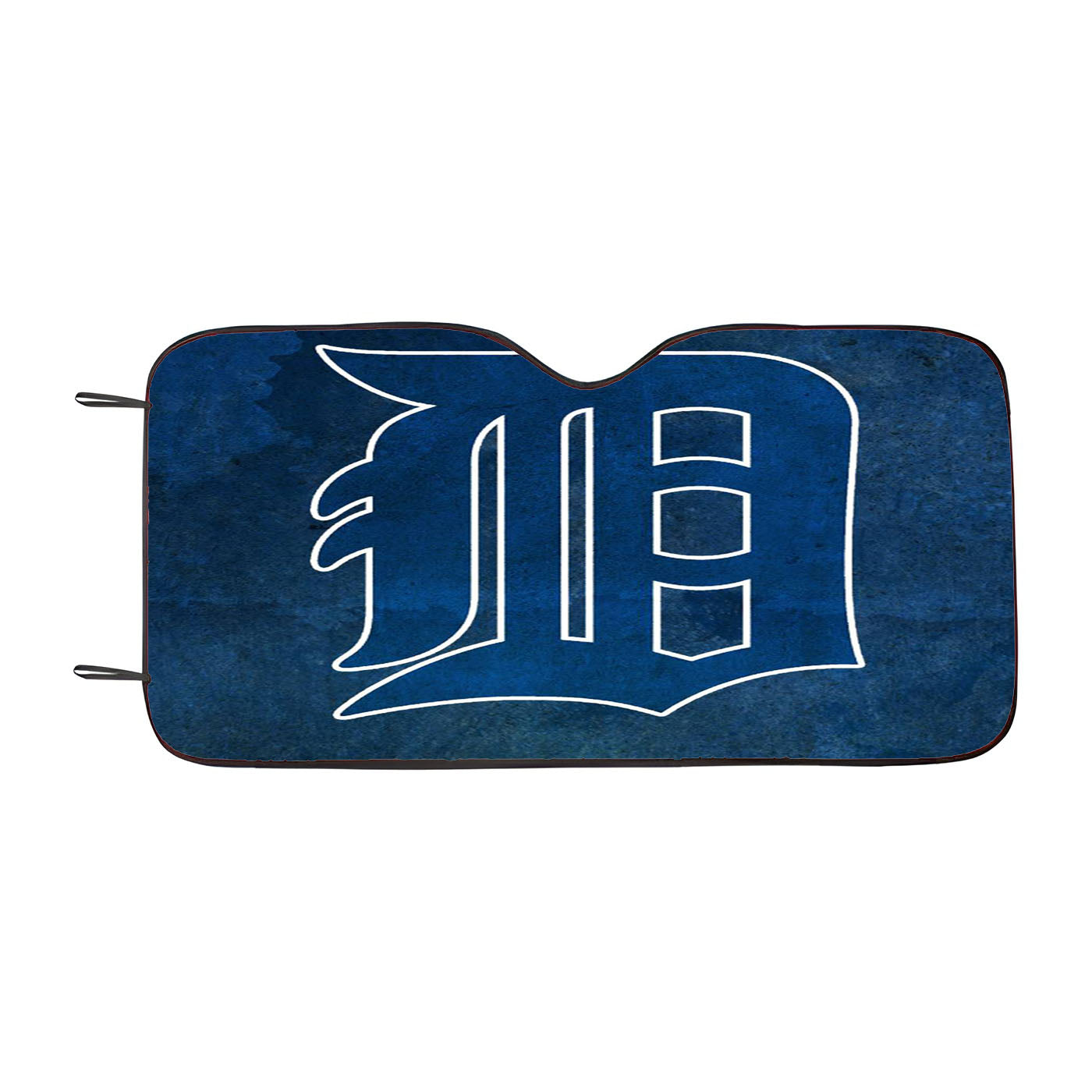 Detroit Logo Blue Car Auto Sun Shade Windshield Cover