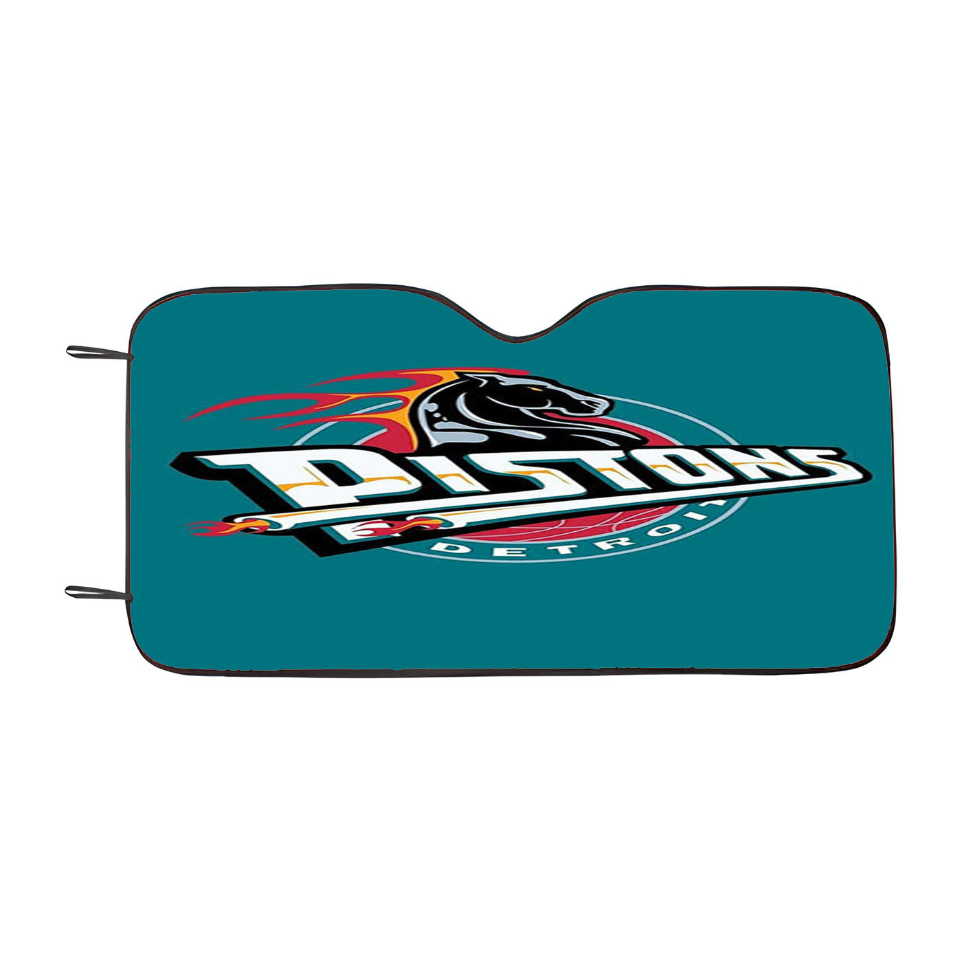 Detroit Pistons Logo Basketball Car Auto Sun Shade Windshield Cover