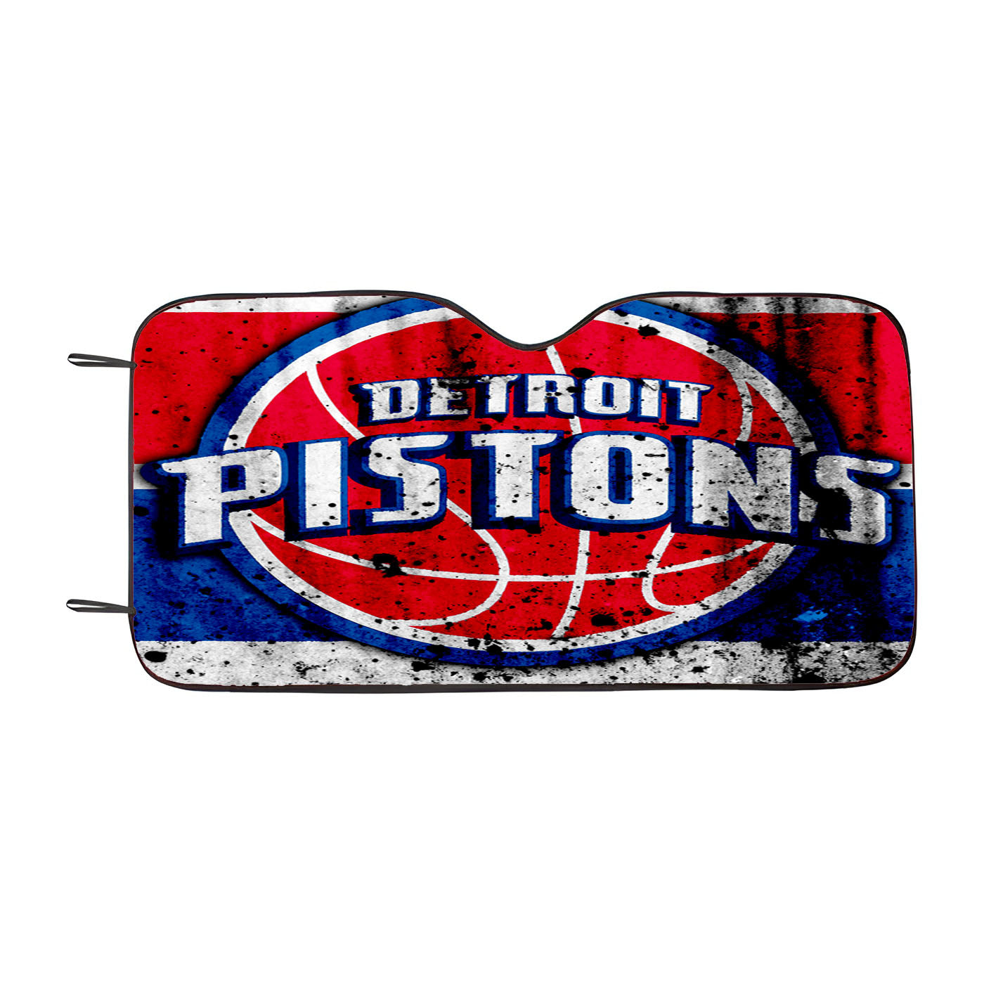 Detroit Pistons Team Logo Sports Car Auto Sun Shade Windshield Cover