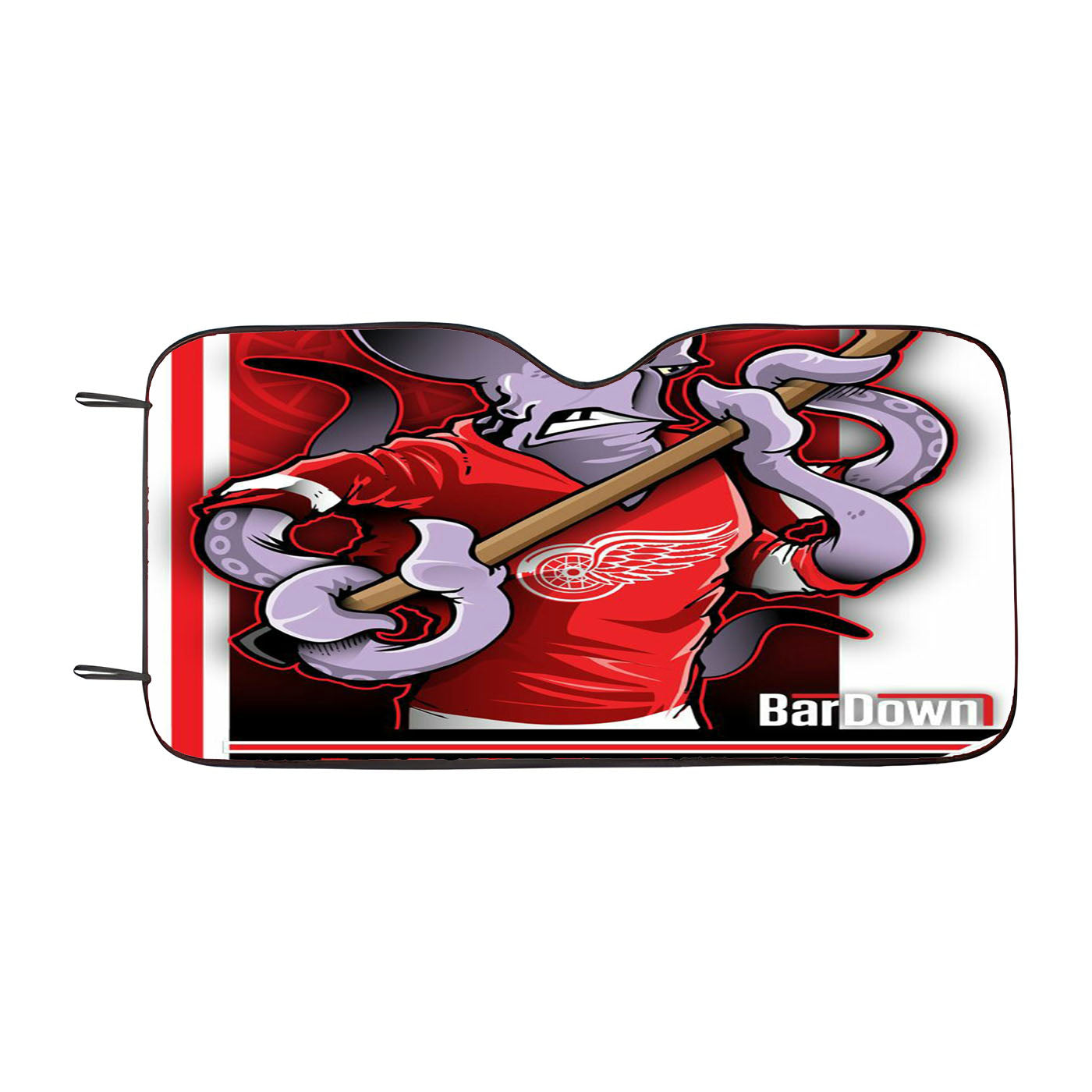 Detroit Red Wings Car Auto Sun Shade Windshield Cover
