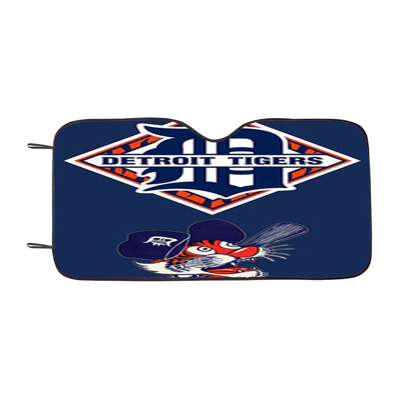 Detroit Tigers Baseball Car Auto Sun Shade Windshield Cover