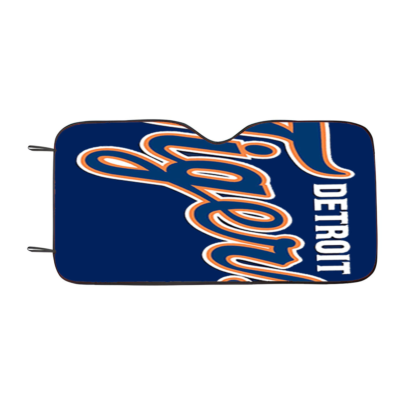 Detroit Tigers Font Car Auto Sun Shade Windshield Cover