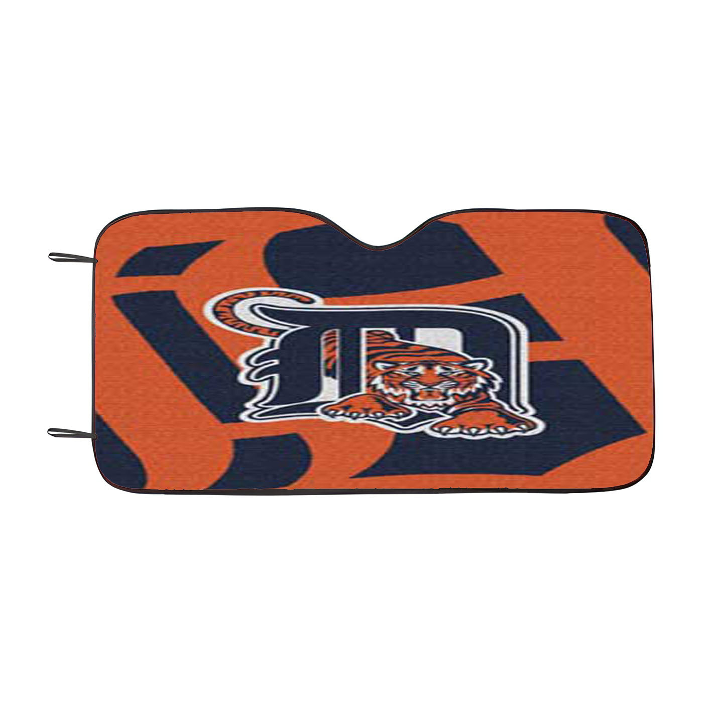 Detroit Tigers Grainy Logos Car Auto Sun Shade Windshield Cover