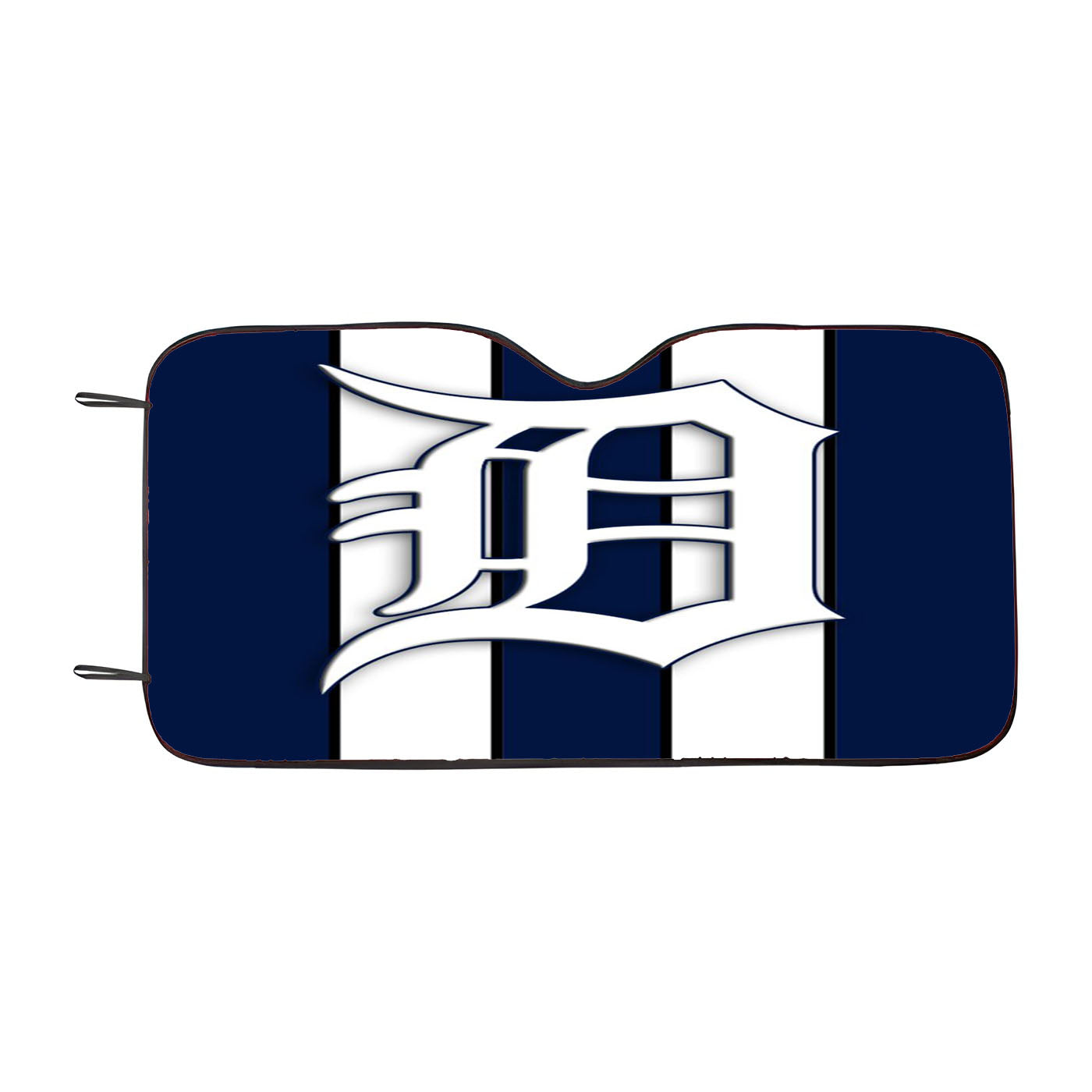 Detroit Tigers Stripe Logo Wallpaper Car Auto Sun Shade Windshield Cover