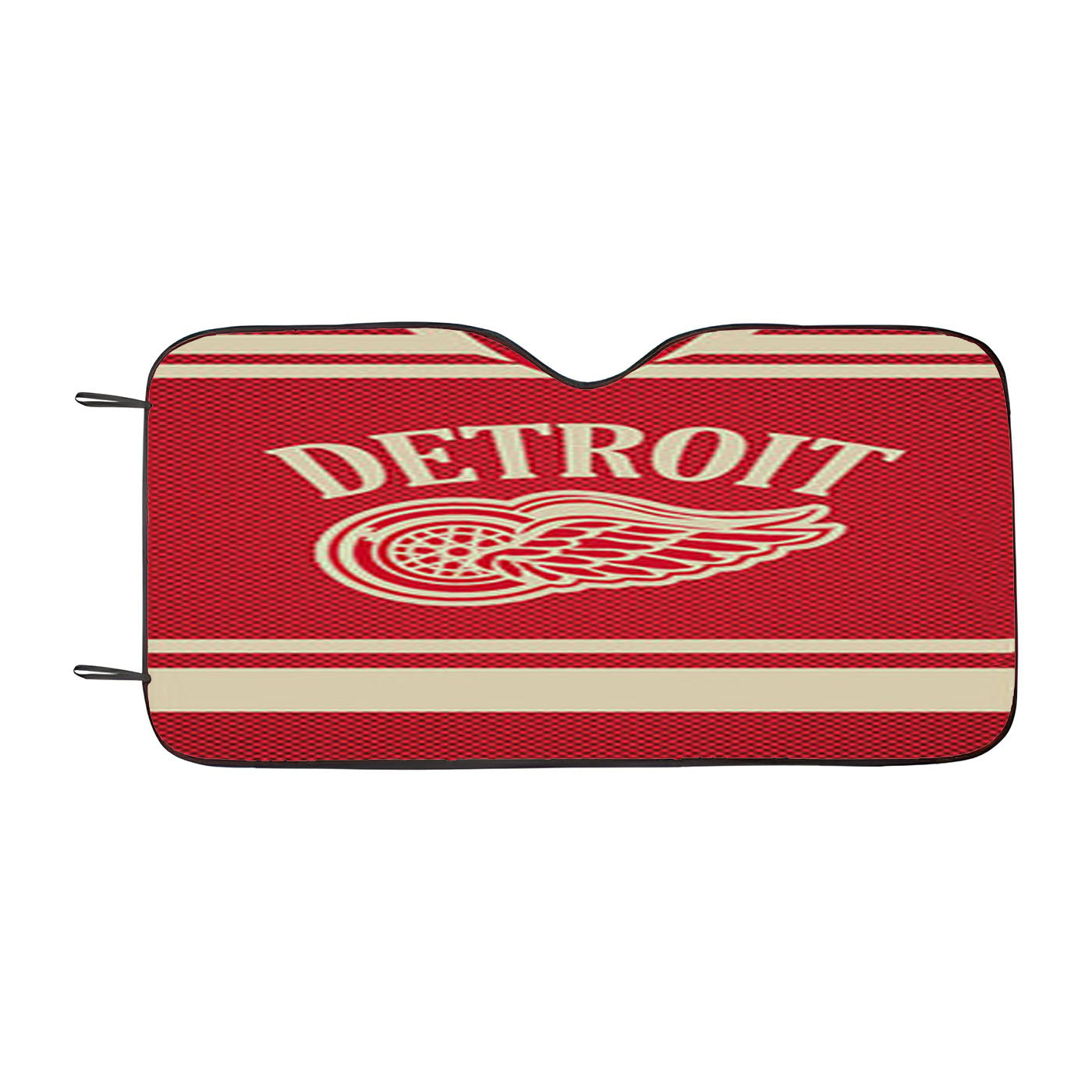 Detroit Usa Hockey Car Auto Sun Shade Windshield Cover