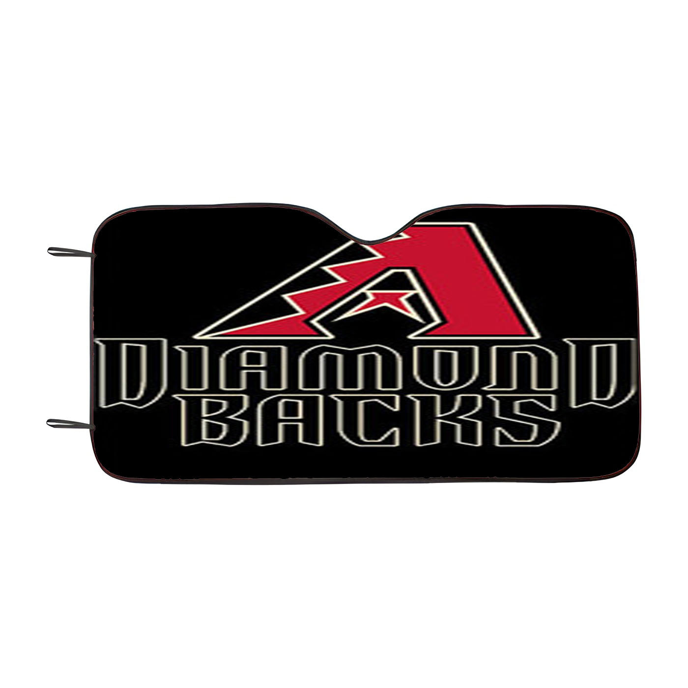 Diamond Backs Baseball Logo Black Car Auto Sun Shade Windshield Cover