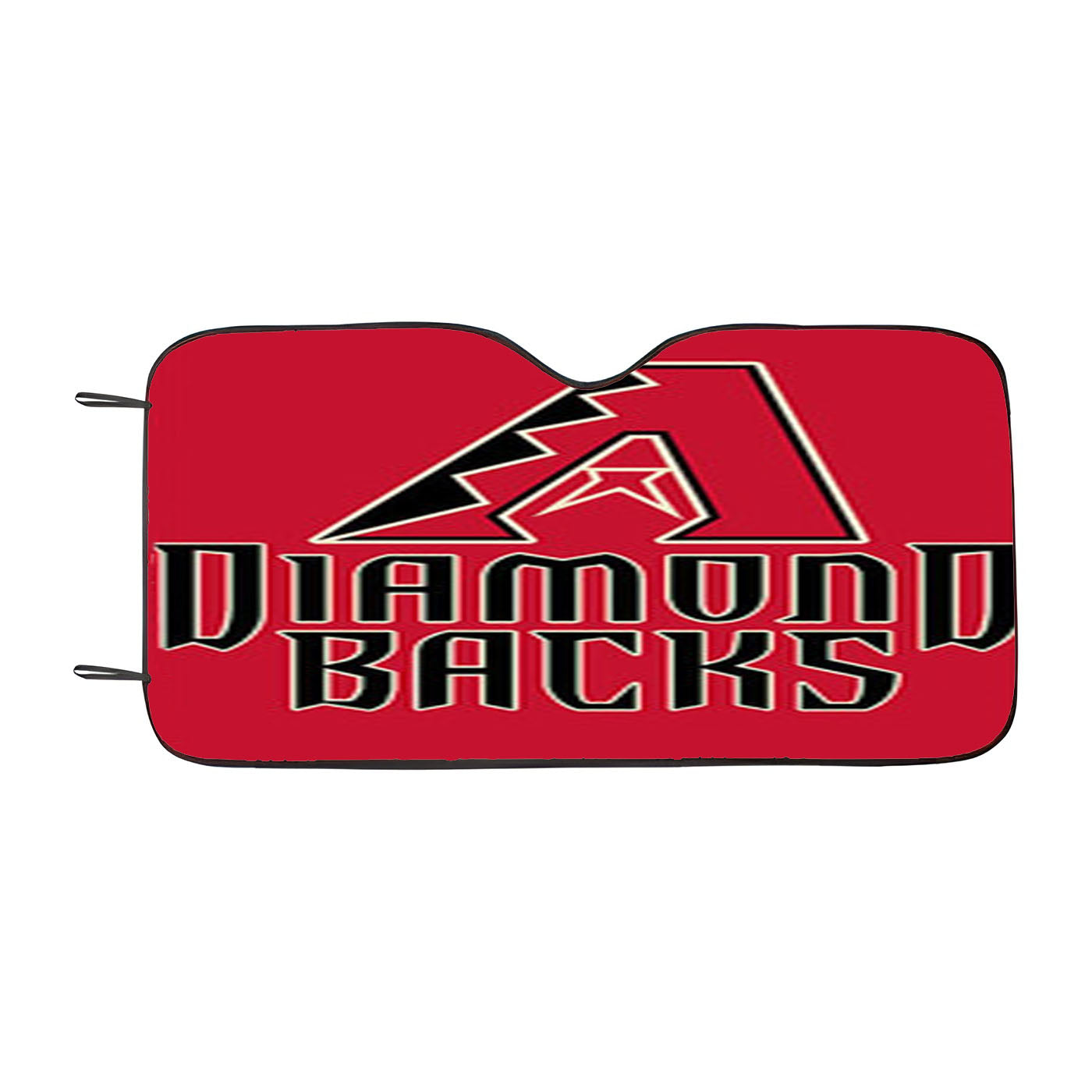 Diamond Backs Baseball Logo Red Car Auto Sun Shade Windshield Cover